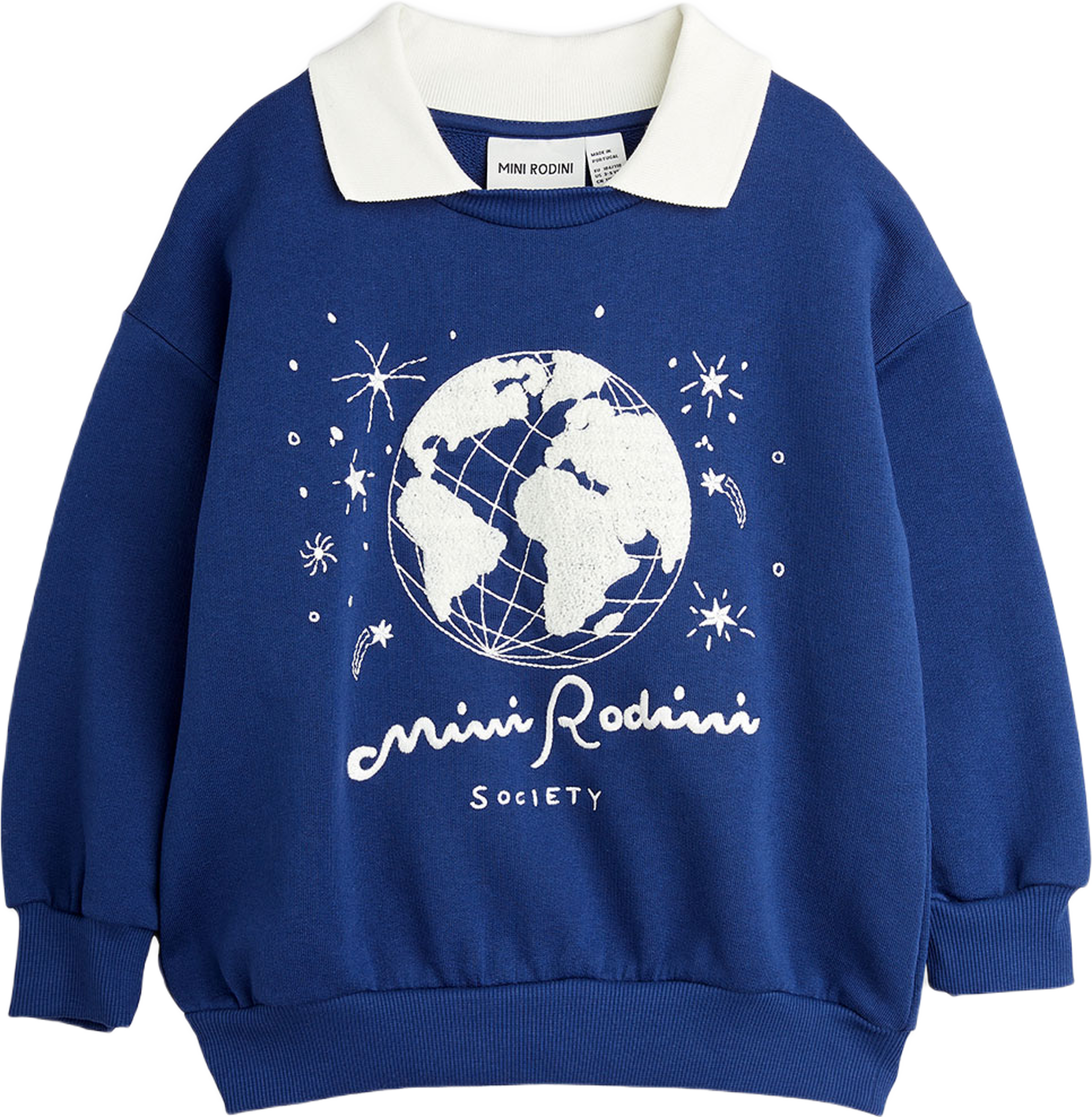 Mini Rodini Society Broderad Sweatshirt