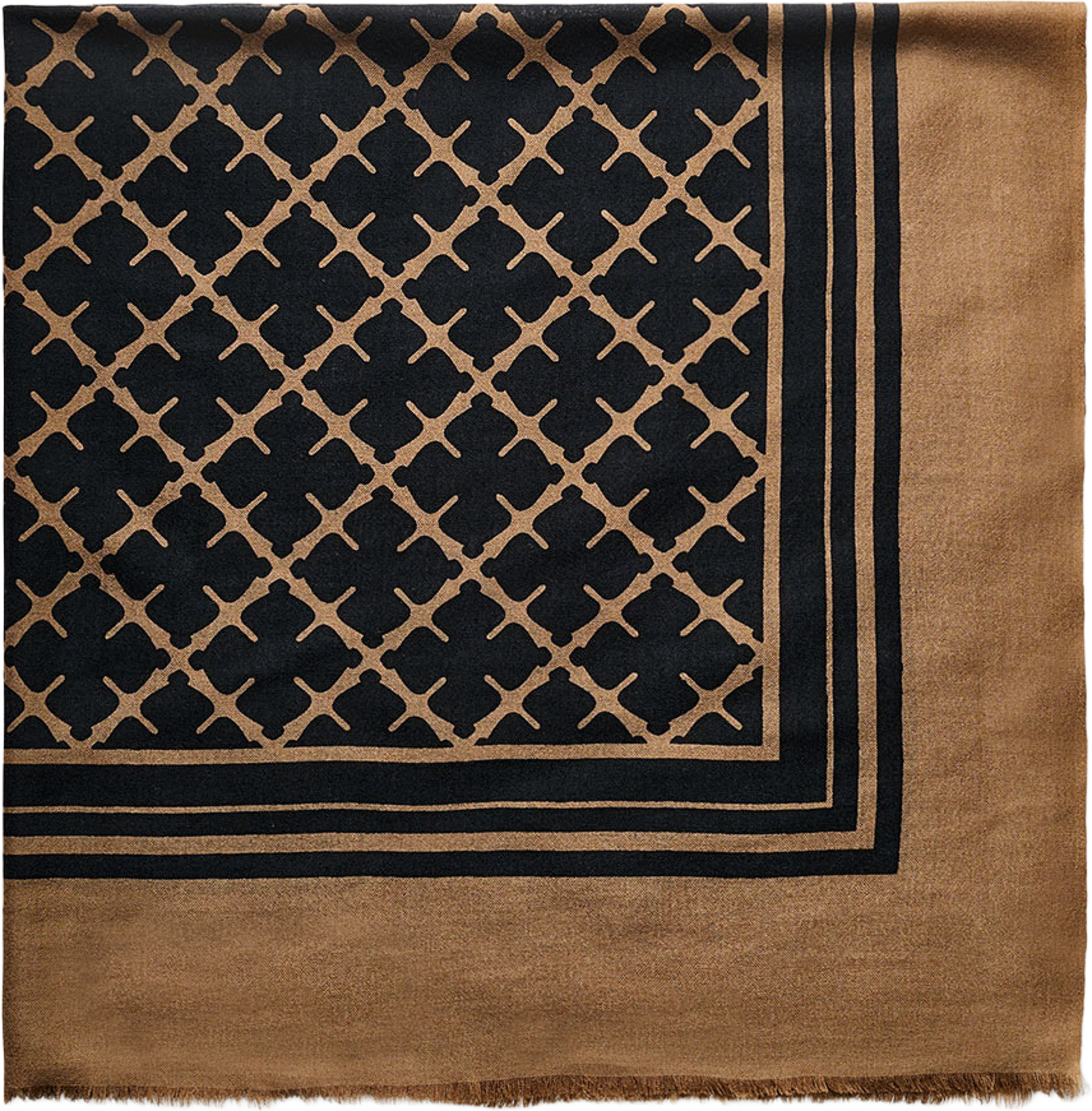 Cornelis ullscarf, från By Malene Birger, i färgen Light Brown. Klicka för att öppna bilden i stort format