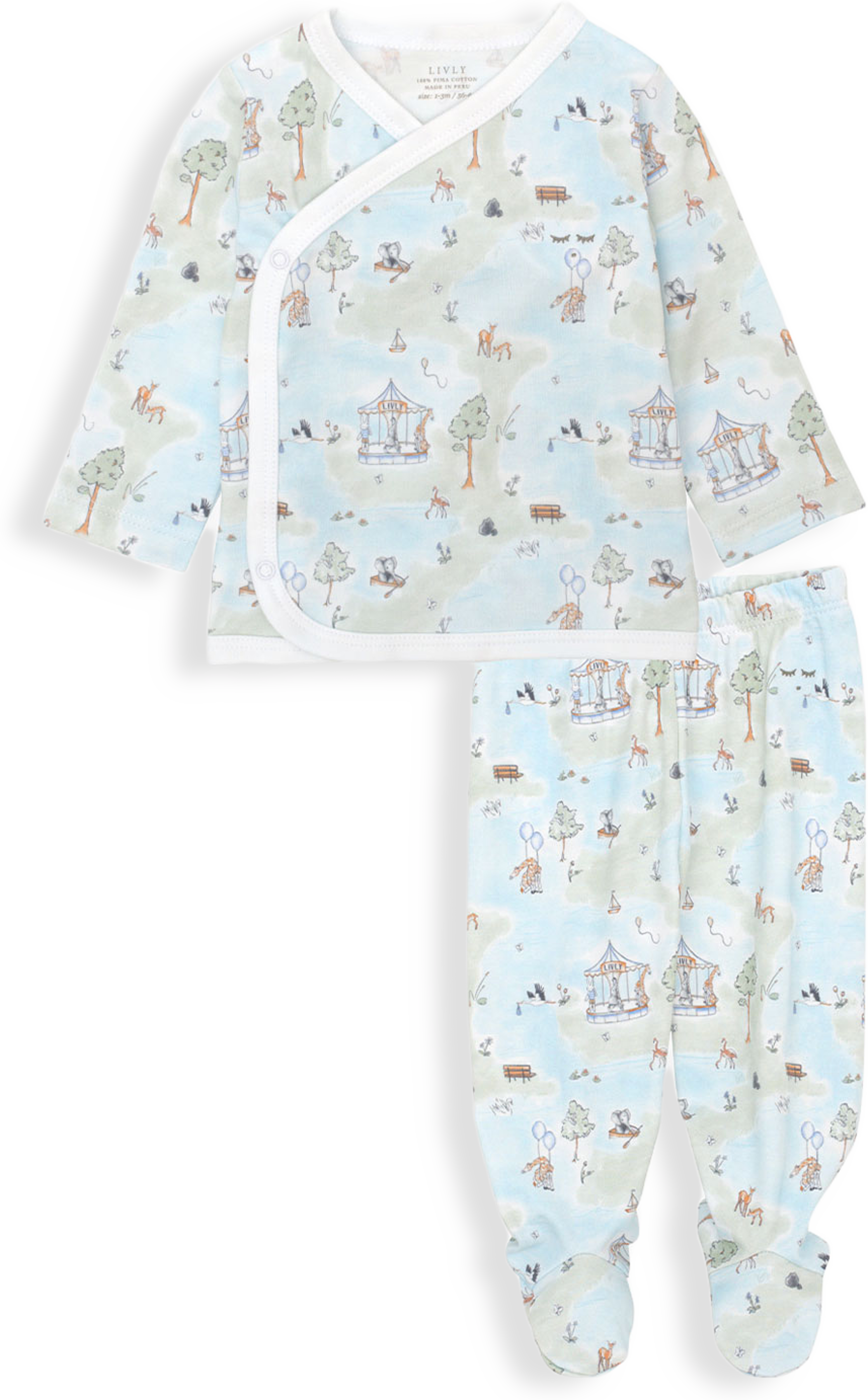 Carousel Kimono Set