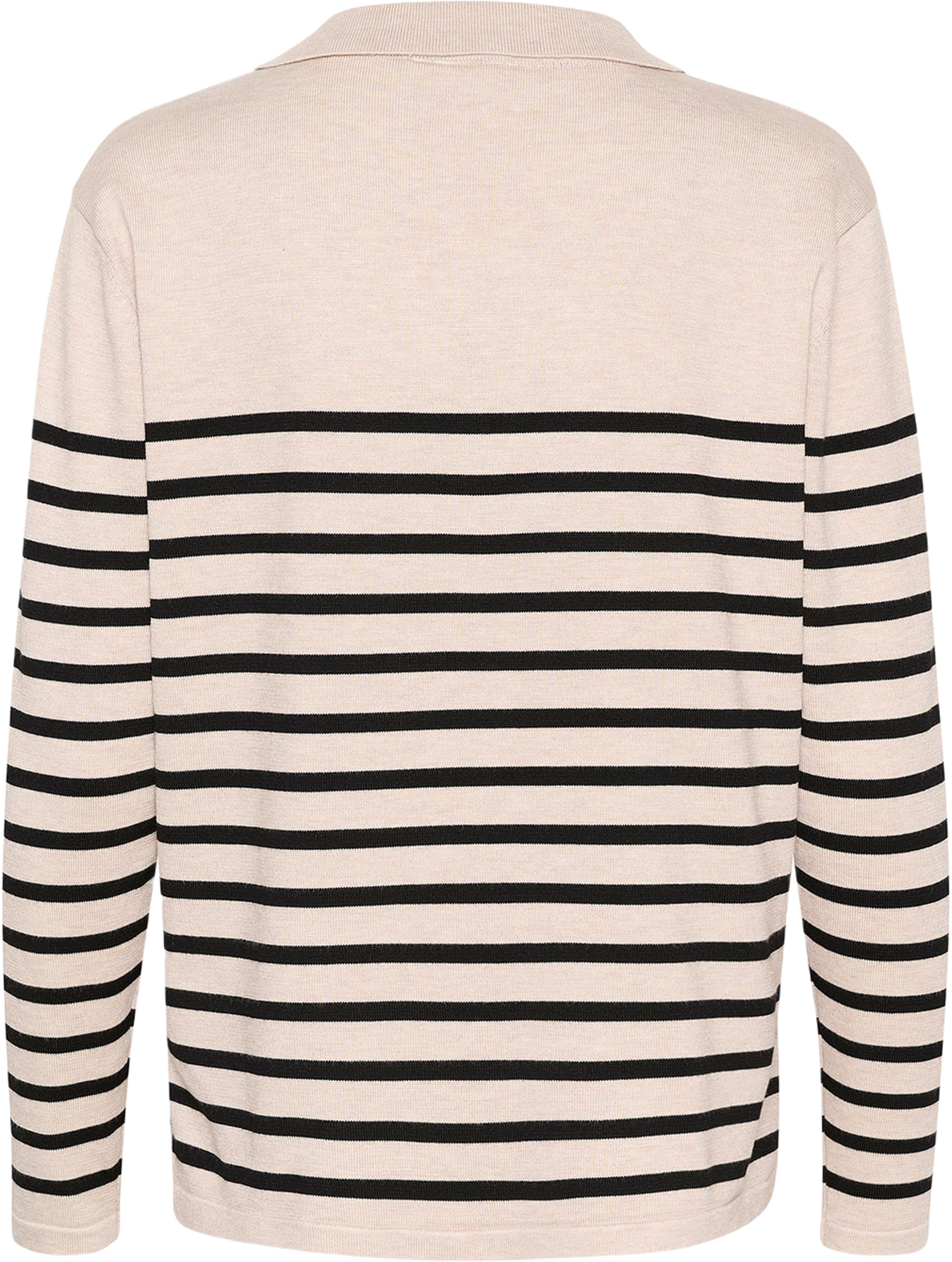 MilaSZ Striped Polo Pullover