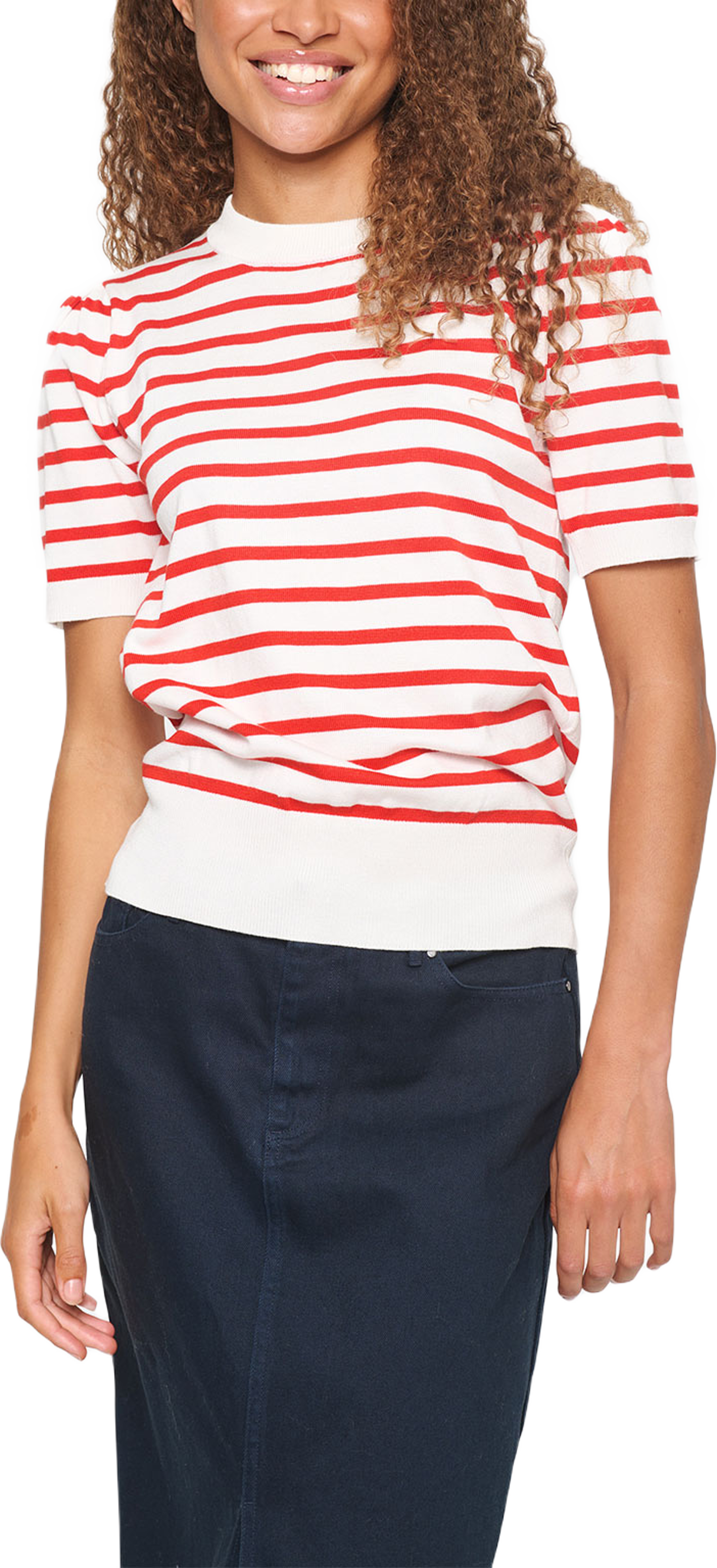 MilaSZ SS Striped Pullover