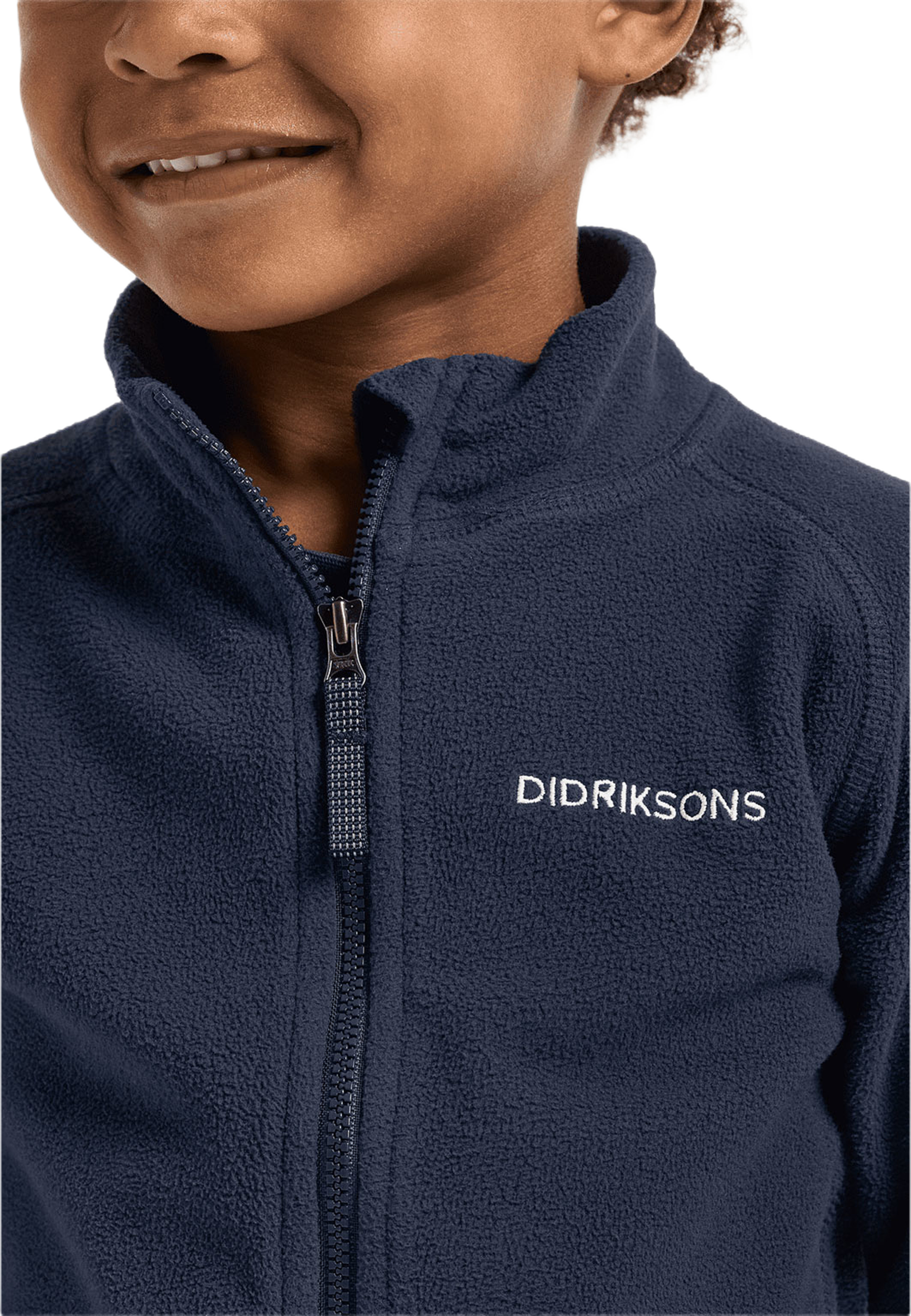 Monte Fullzip, från Didriksons, i färgen Navy. Klicka för att öppna bilden i stort format