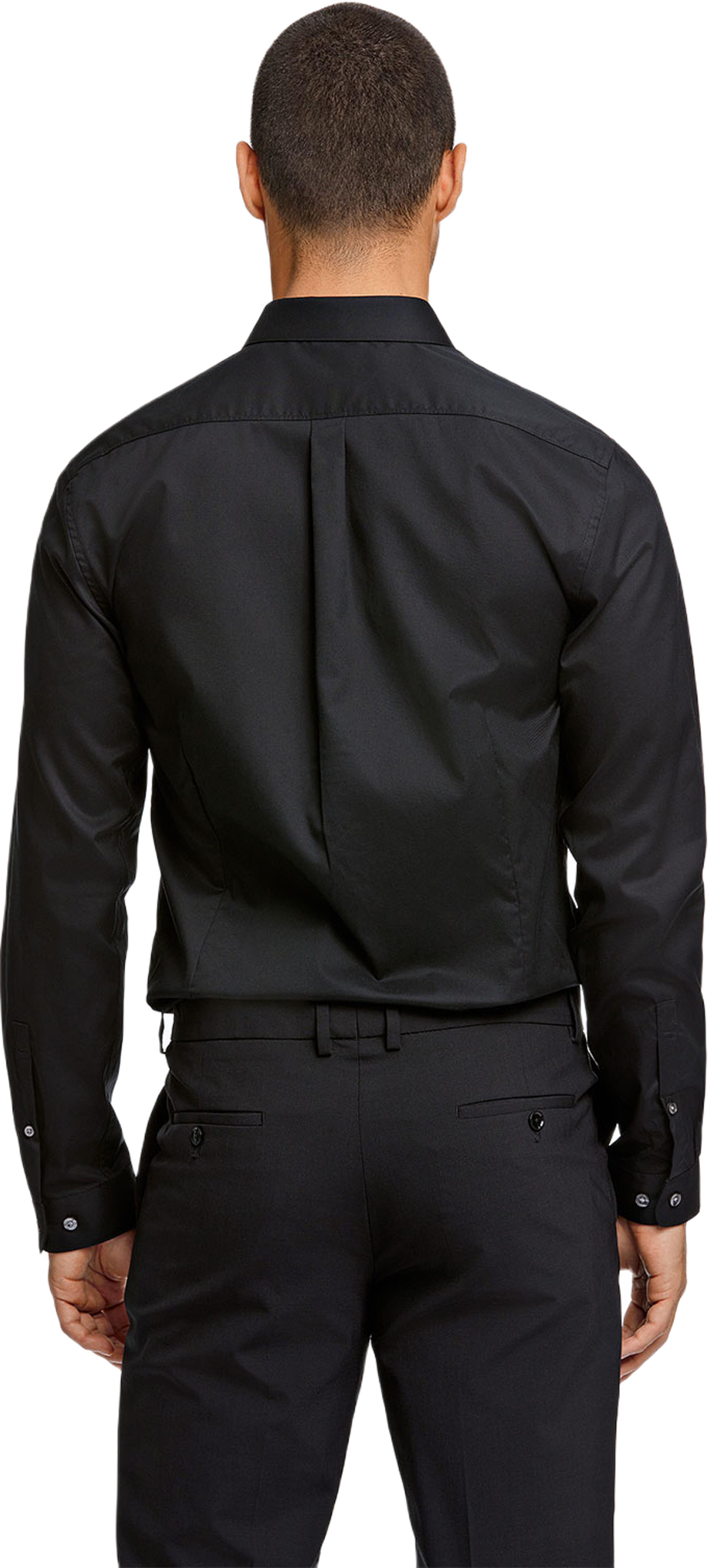 Plain Twill Stretch Shirt