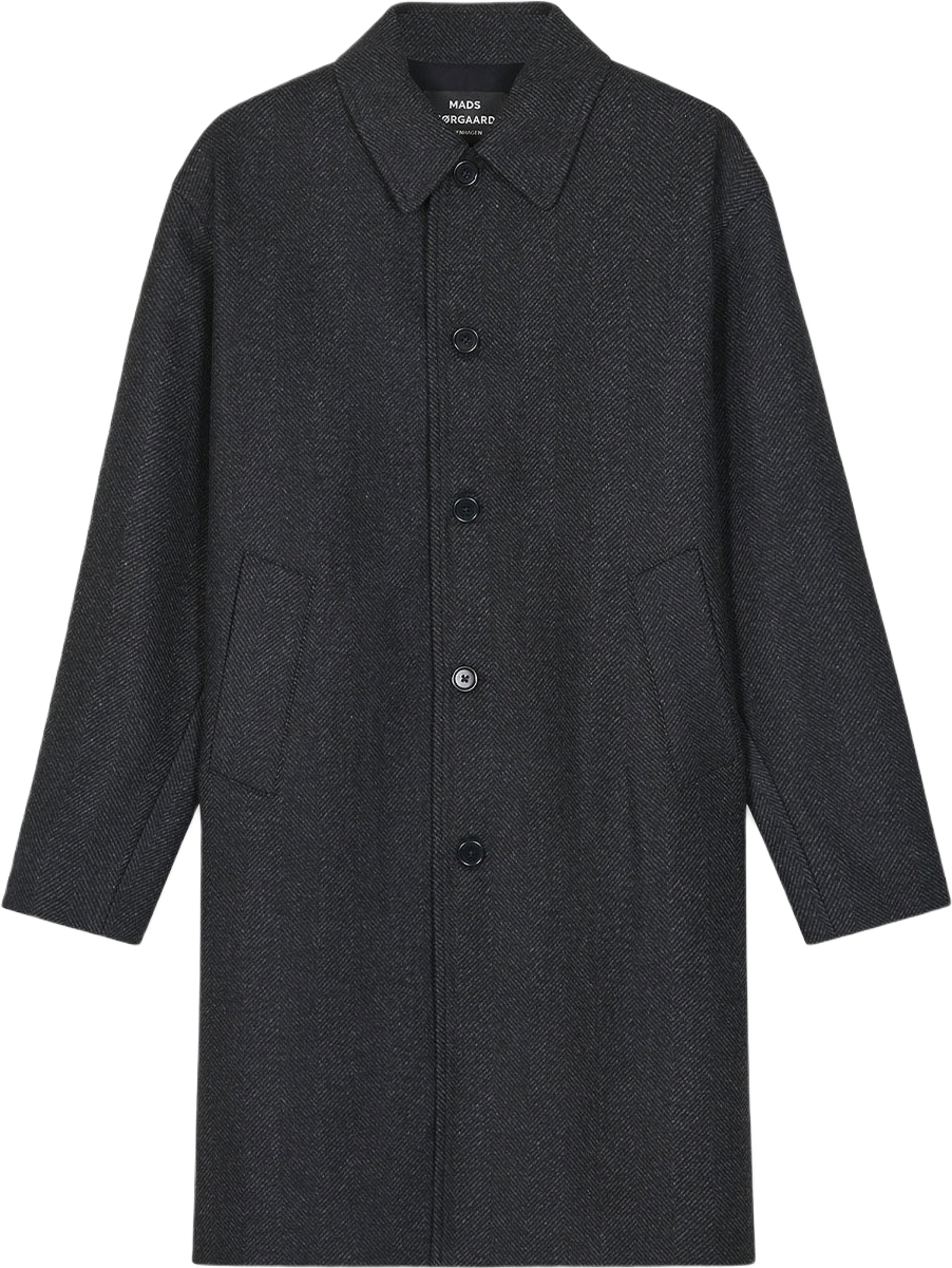 Wool Herringbone Curtis Coat