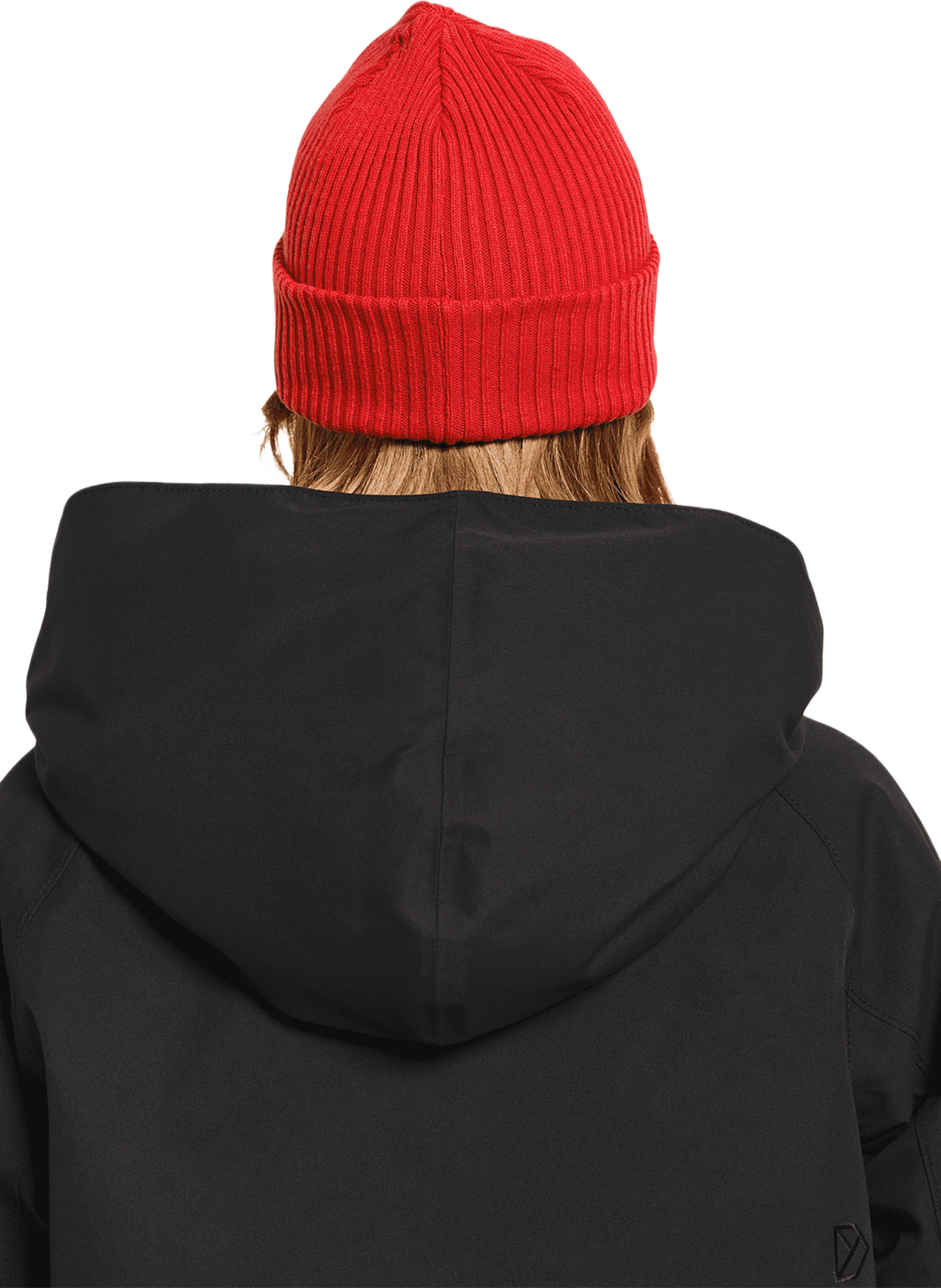 Delmar Beanie, från Didriksons, i färgen Pomme Red. Klicka för att öppna bilden i stort format