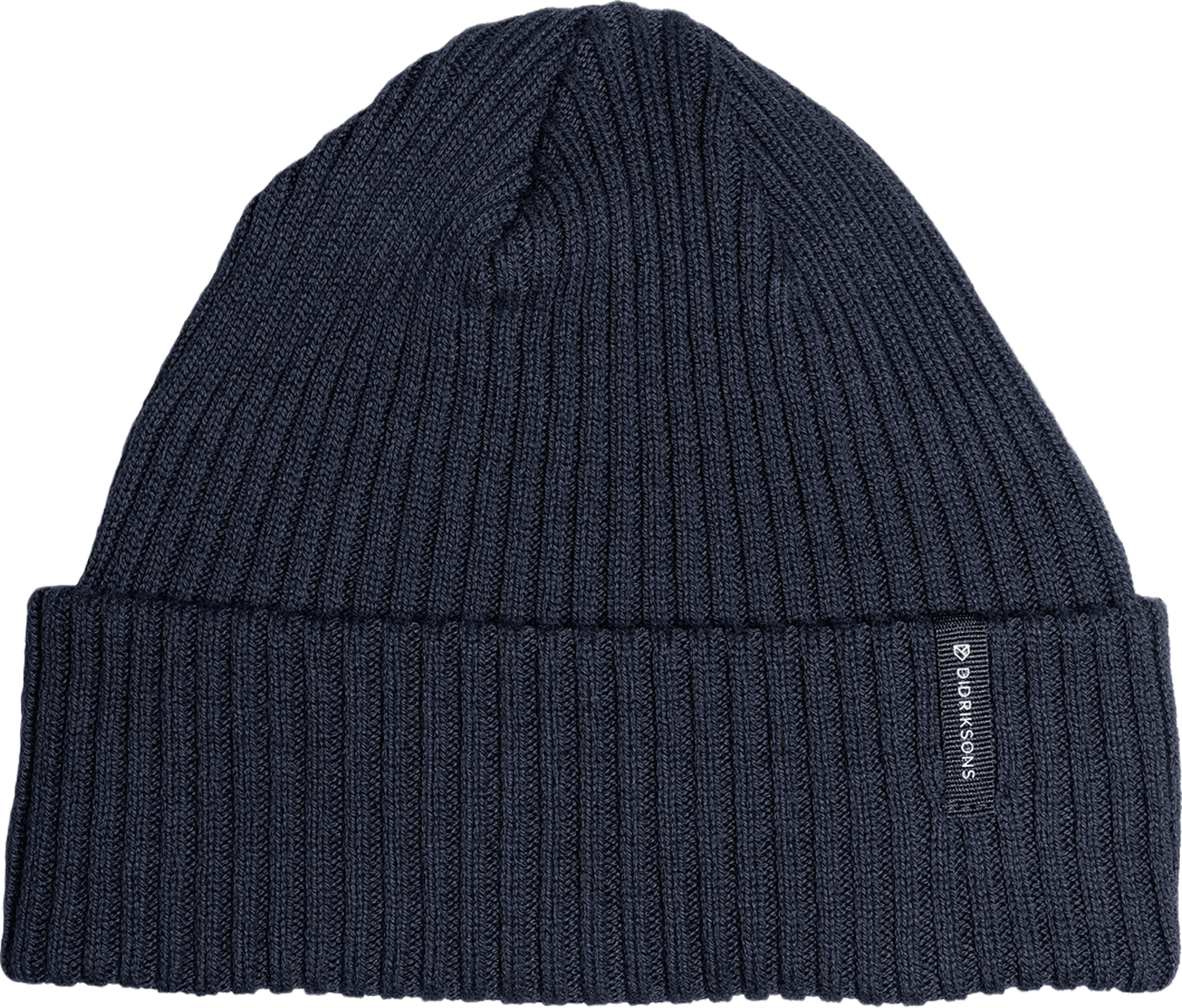 Delmar Beanie, från Didriksons, i färgen Dark Night Blue. Klicka för att öppna bilden i stort format