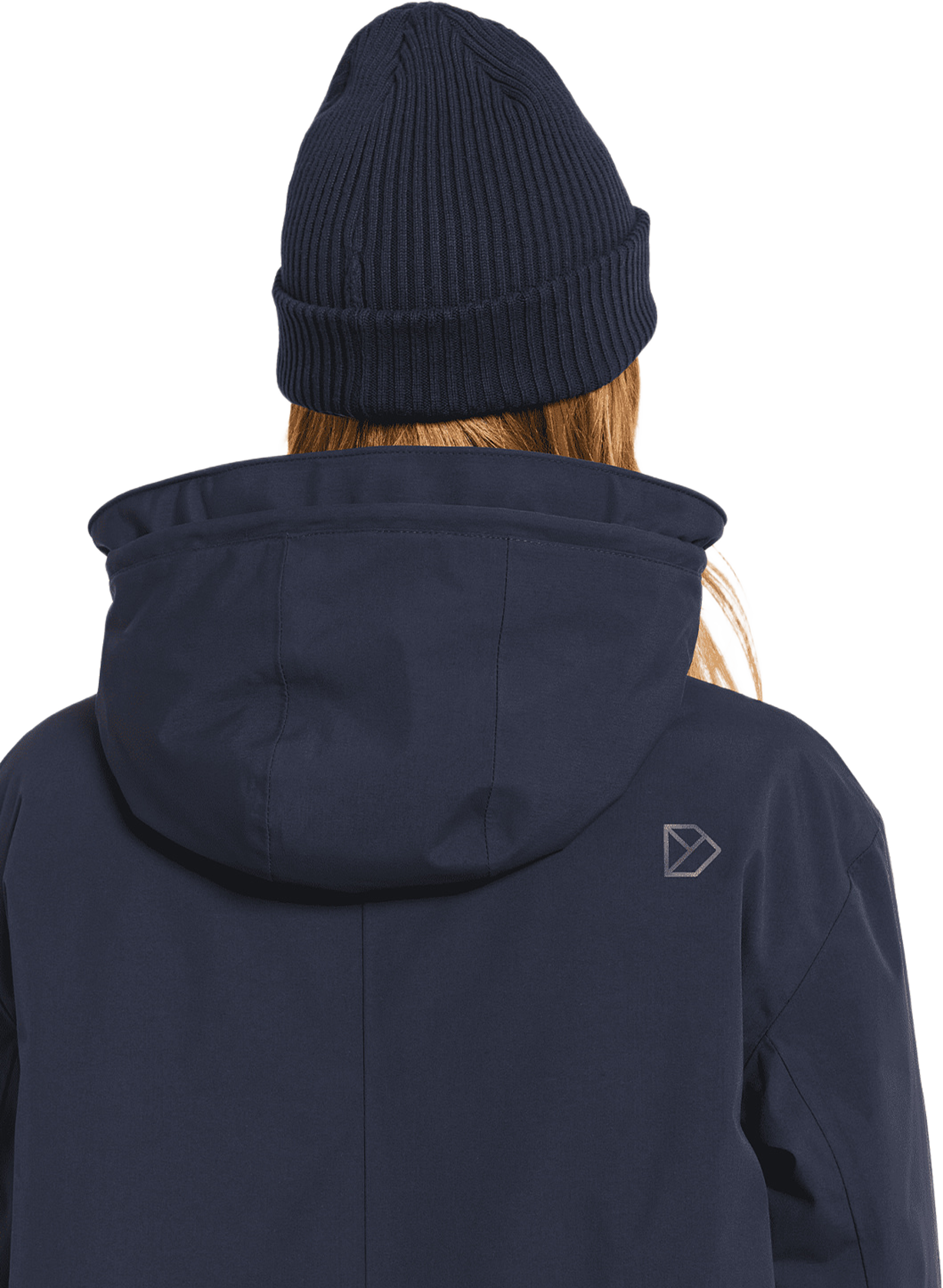 Delmar Beanie, från Didriksons, i färgen Dark Night Blue. Klicka för att öppna bilden i stort format