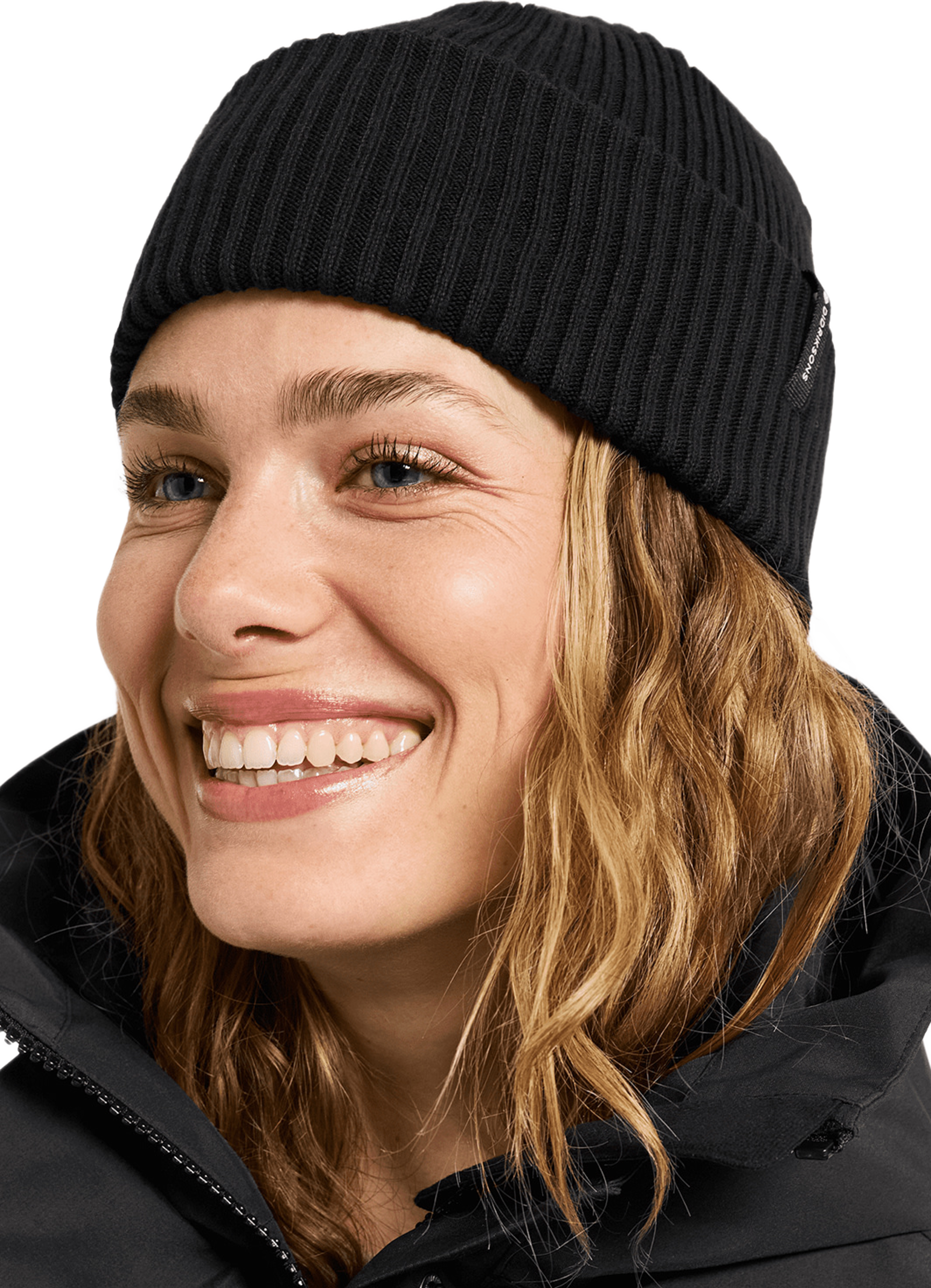 Delmar Beanie, från Didriksons, i färgen Black. Klicka för att öppna bilden i stort format