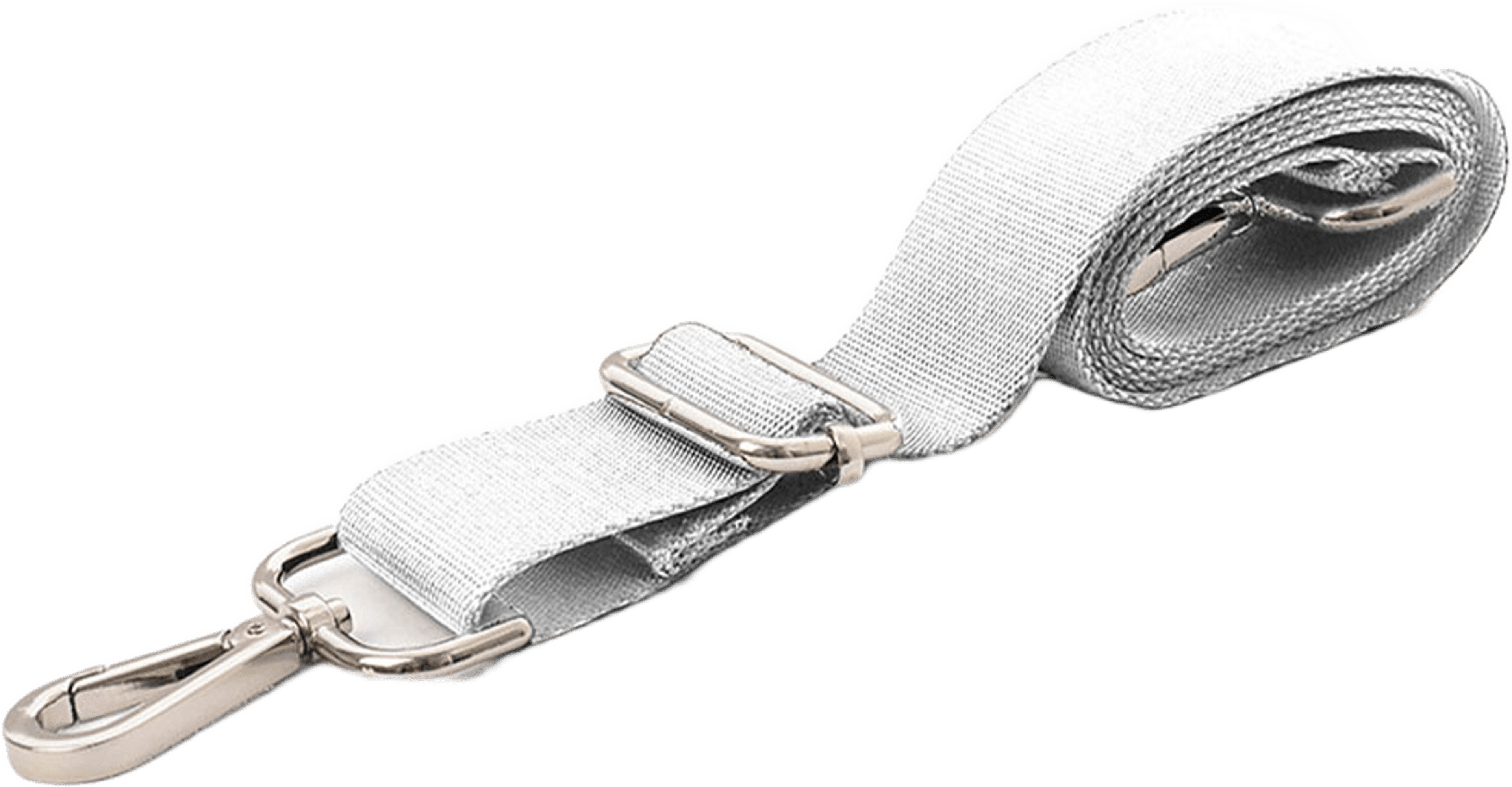 Shoulder Strap in Silver Webbing