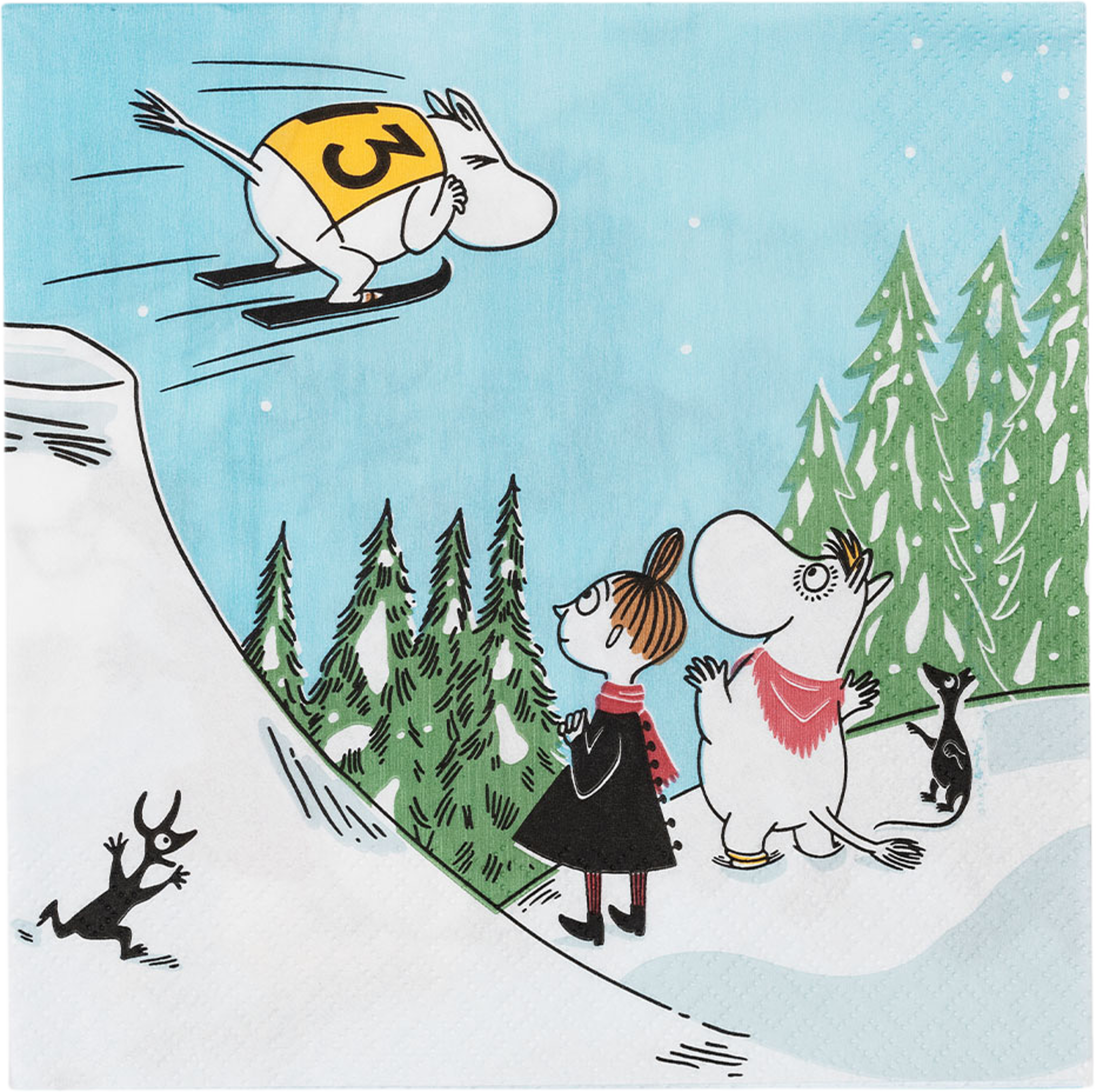 Moomin Arabia pappersservett 33cm