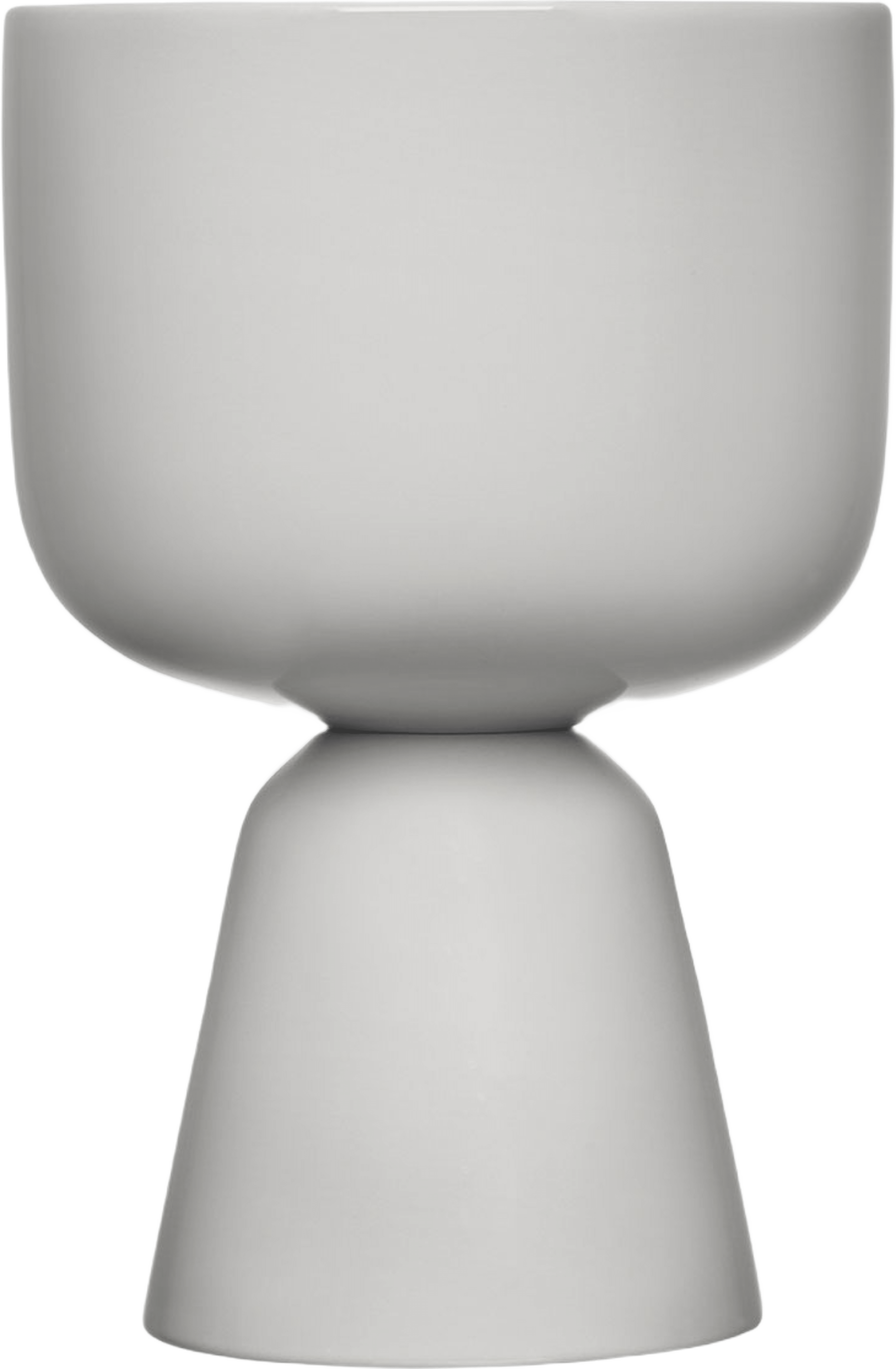 Nappula kruka 230x155mm, från Iittala, i färgen Ljusgrå. Klicka för att öppna bilden i stort format