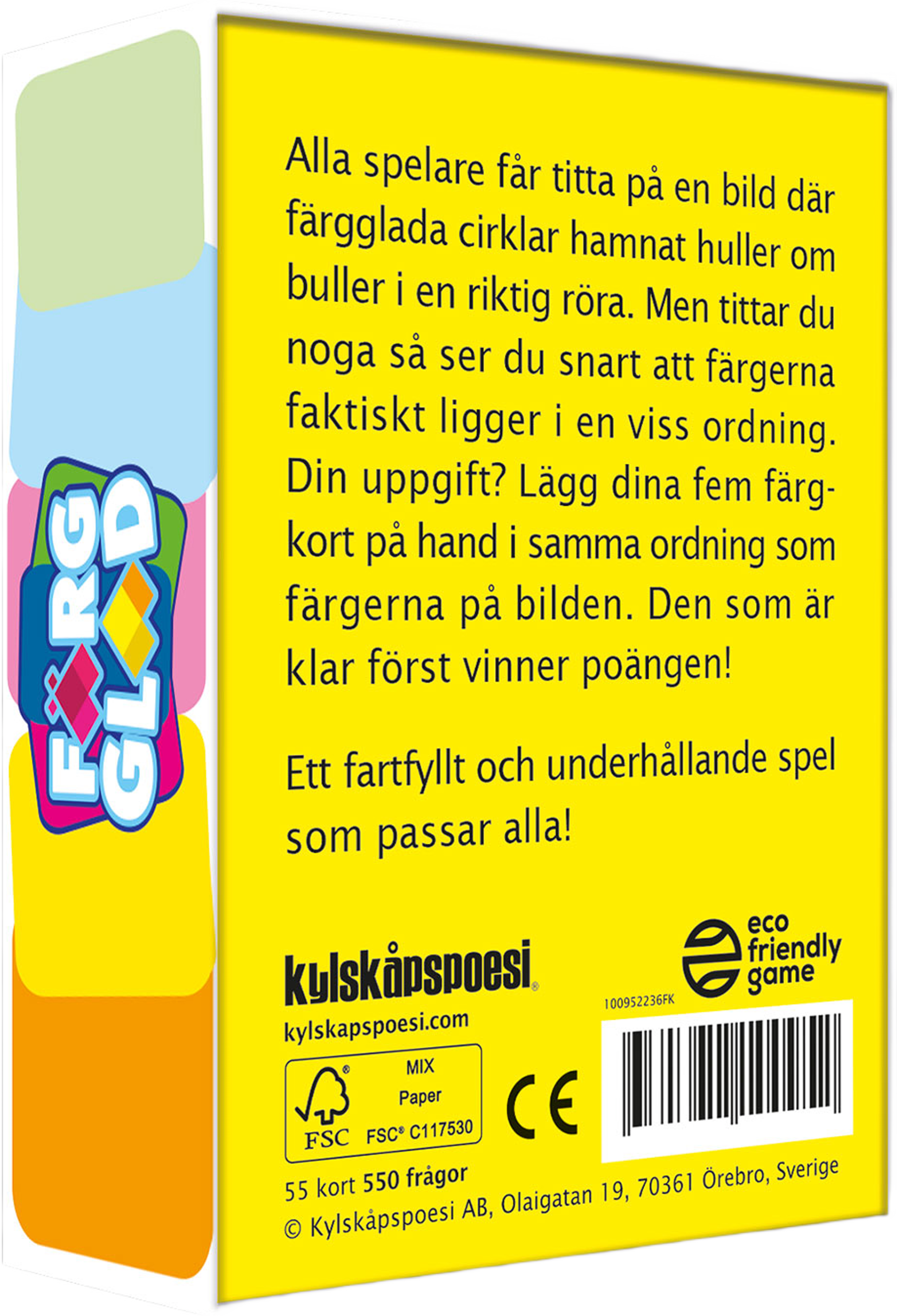Färgglad