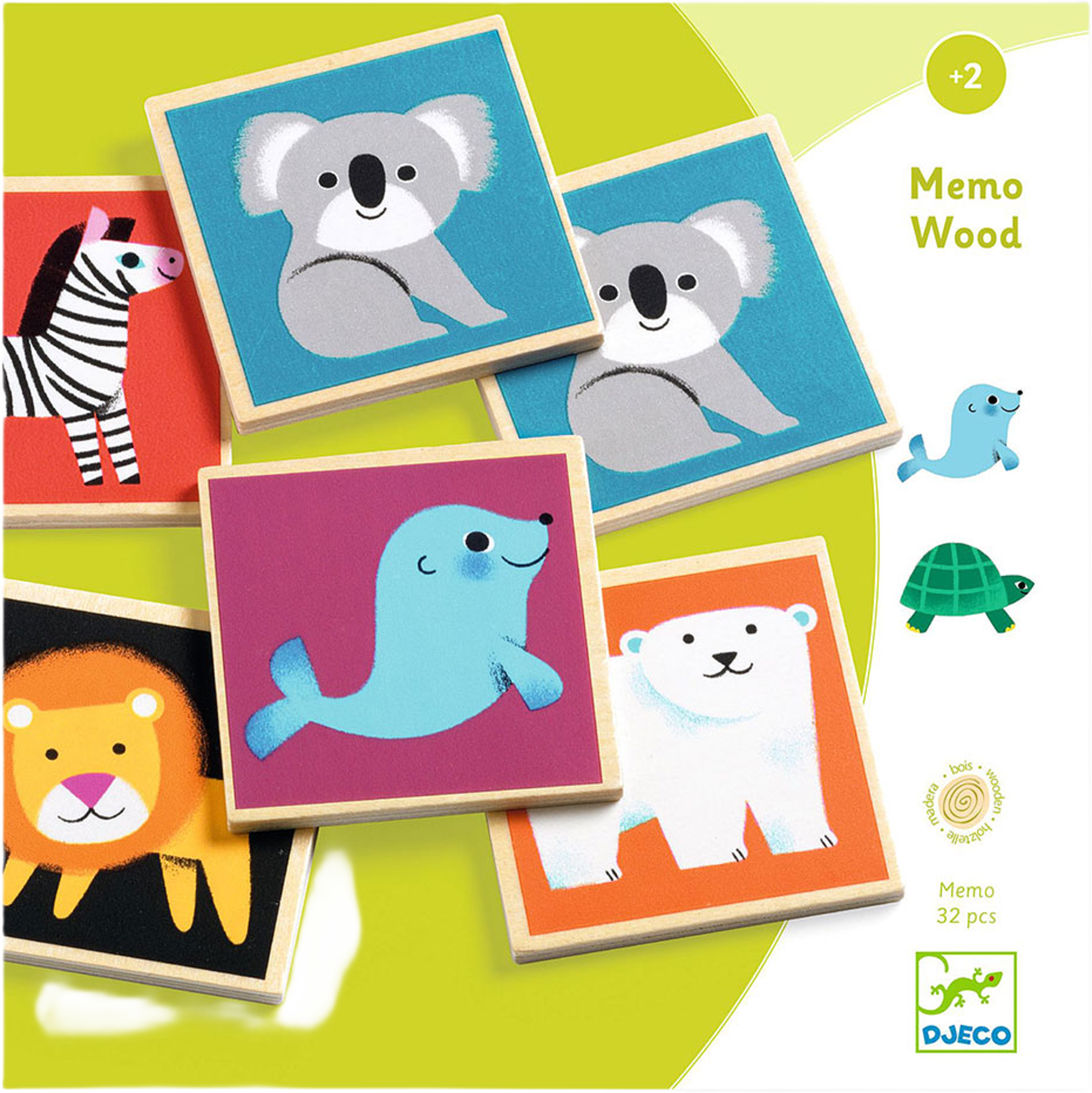 Memoryspel I Trä - Memo Wood