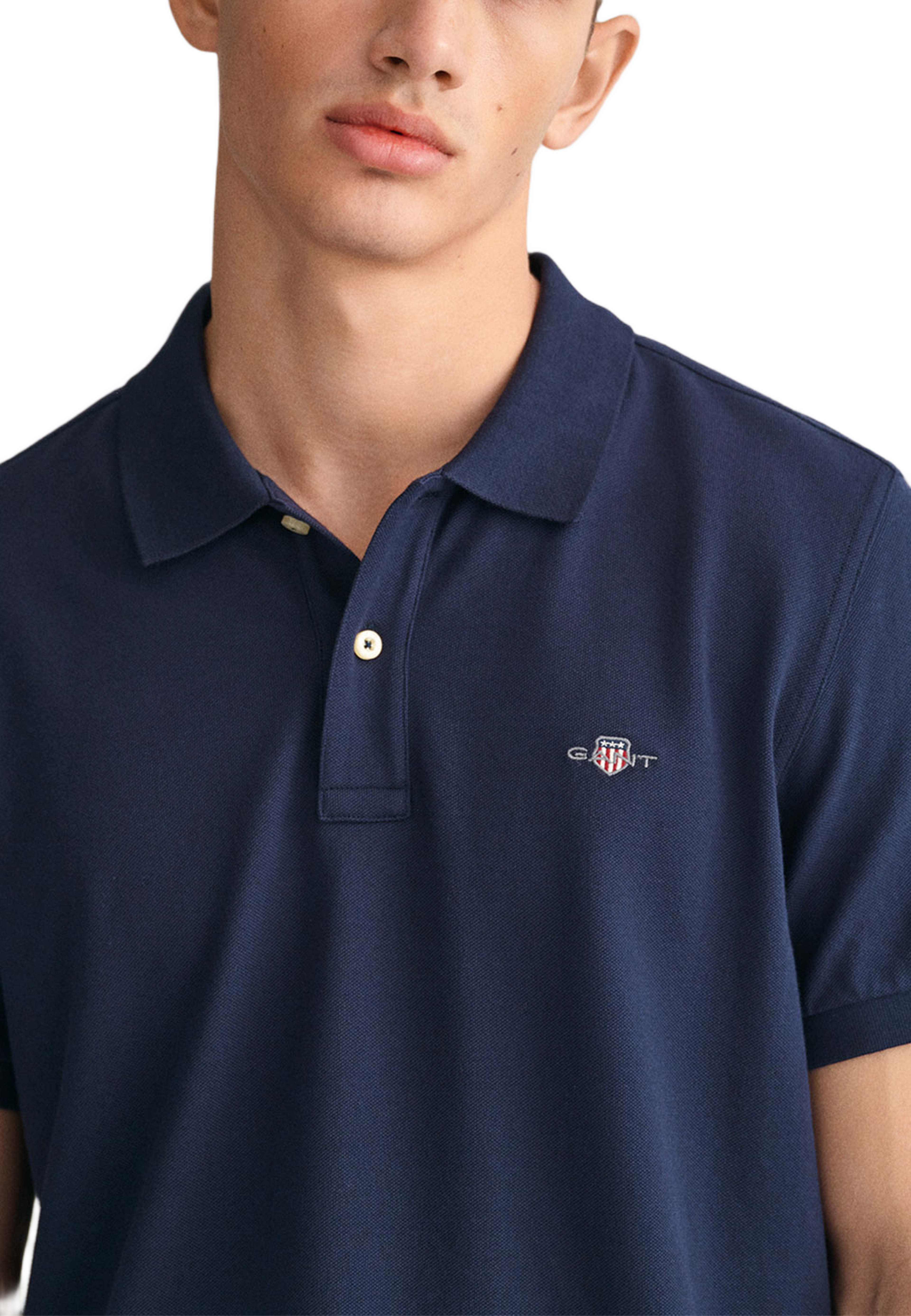 Regular Fit Shield Piqué Polo Shirt