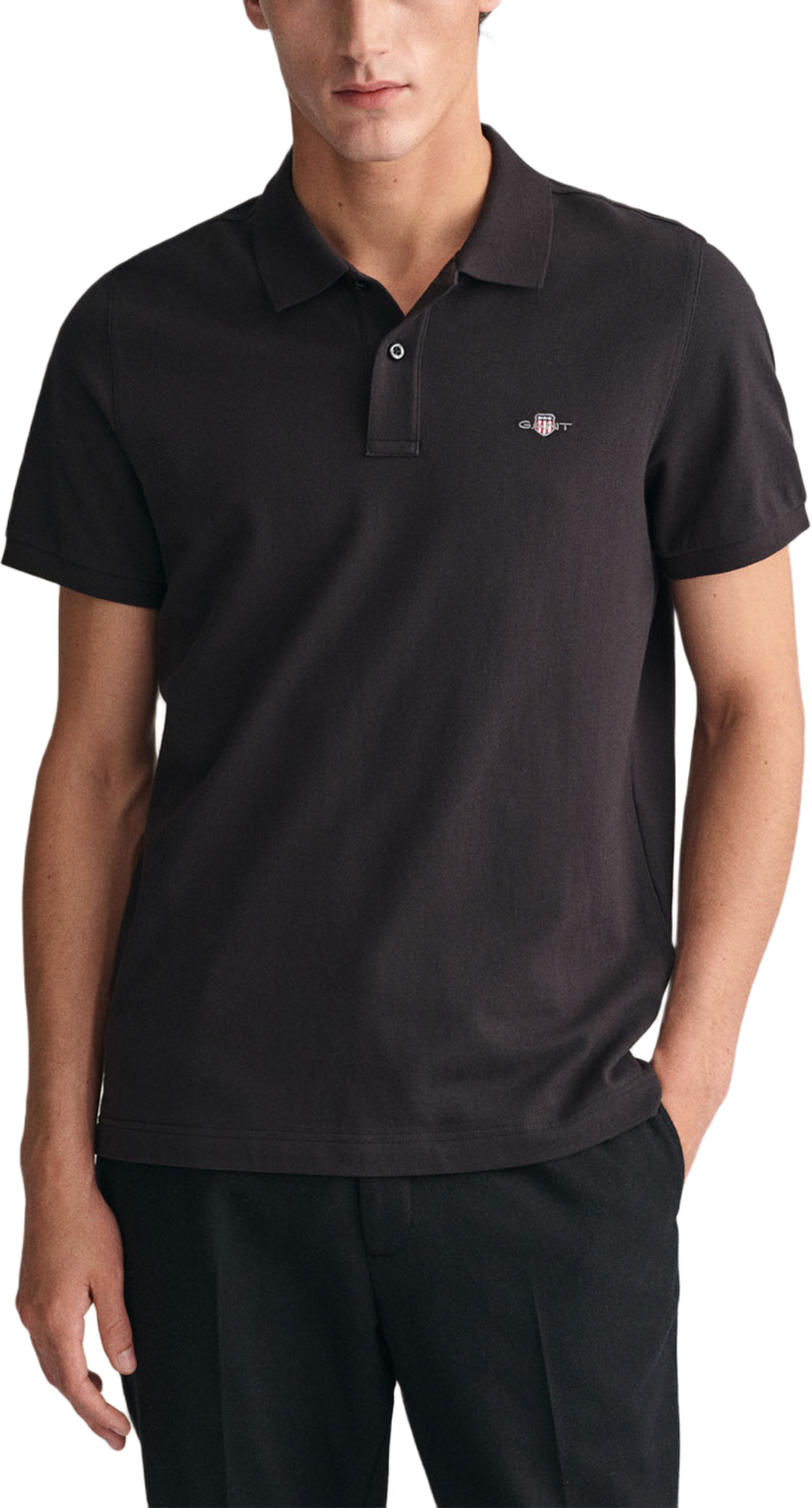 Regular Fit Shield Piqué Polo Shirt