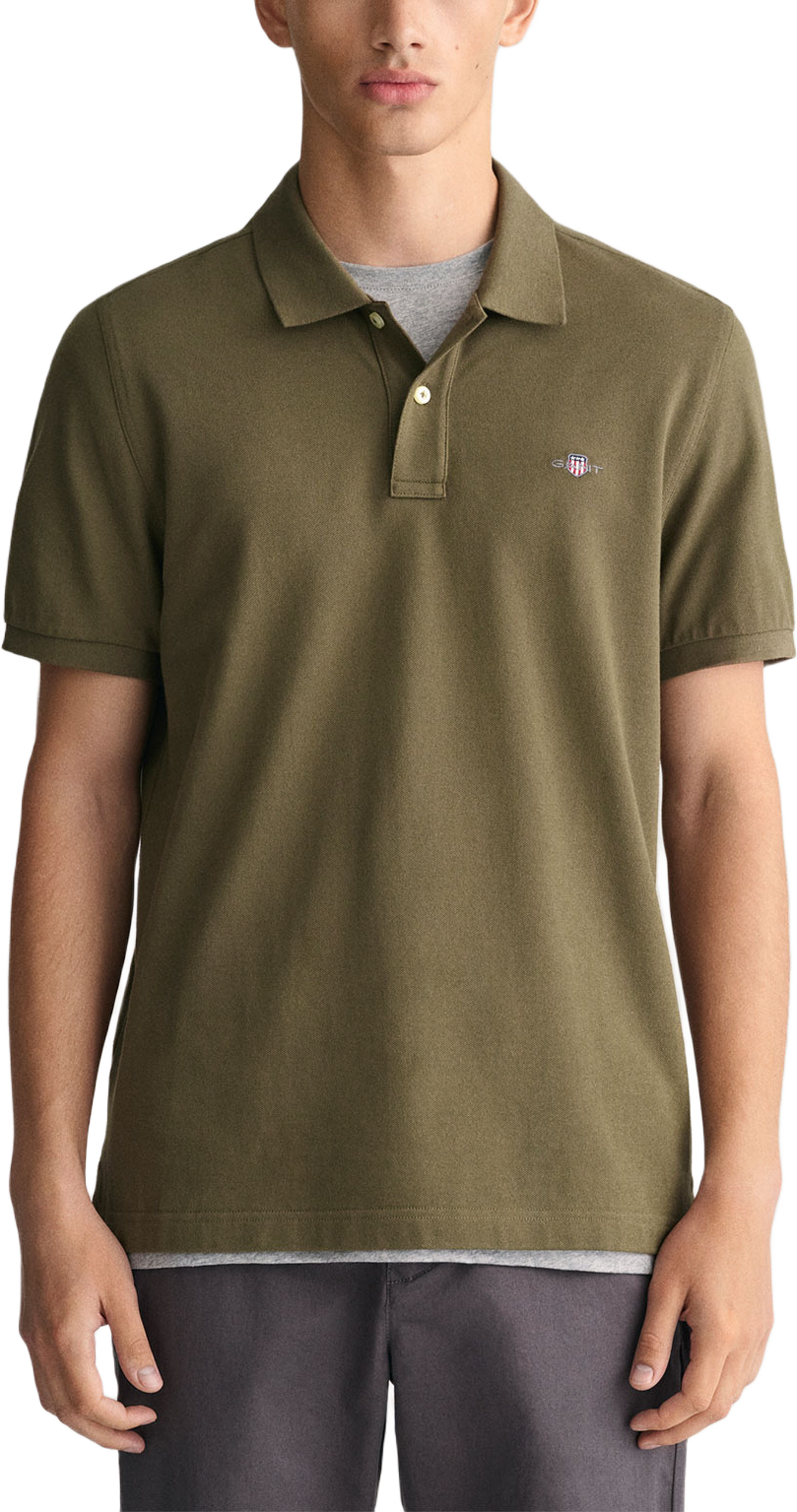 Regular Fit Shield Piqué Polo Shirt