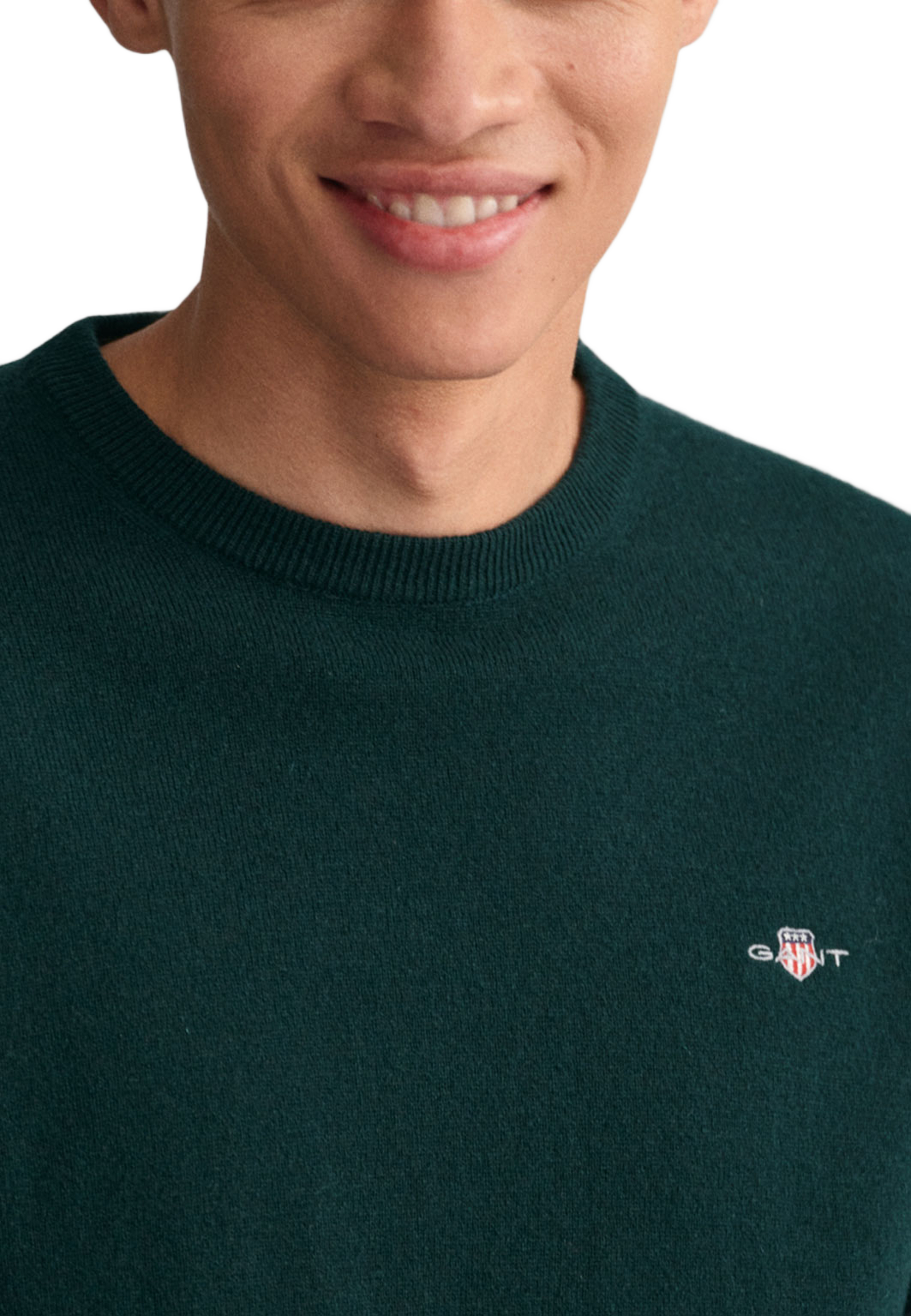 Superfine Lambswool Crew Neck Sweater