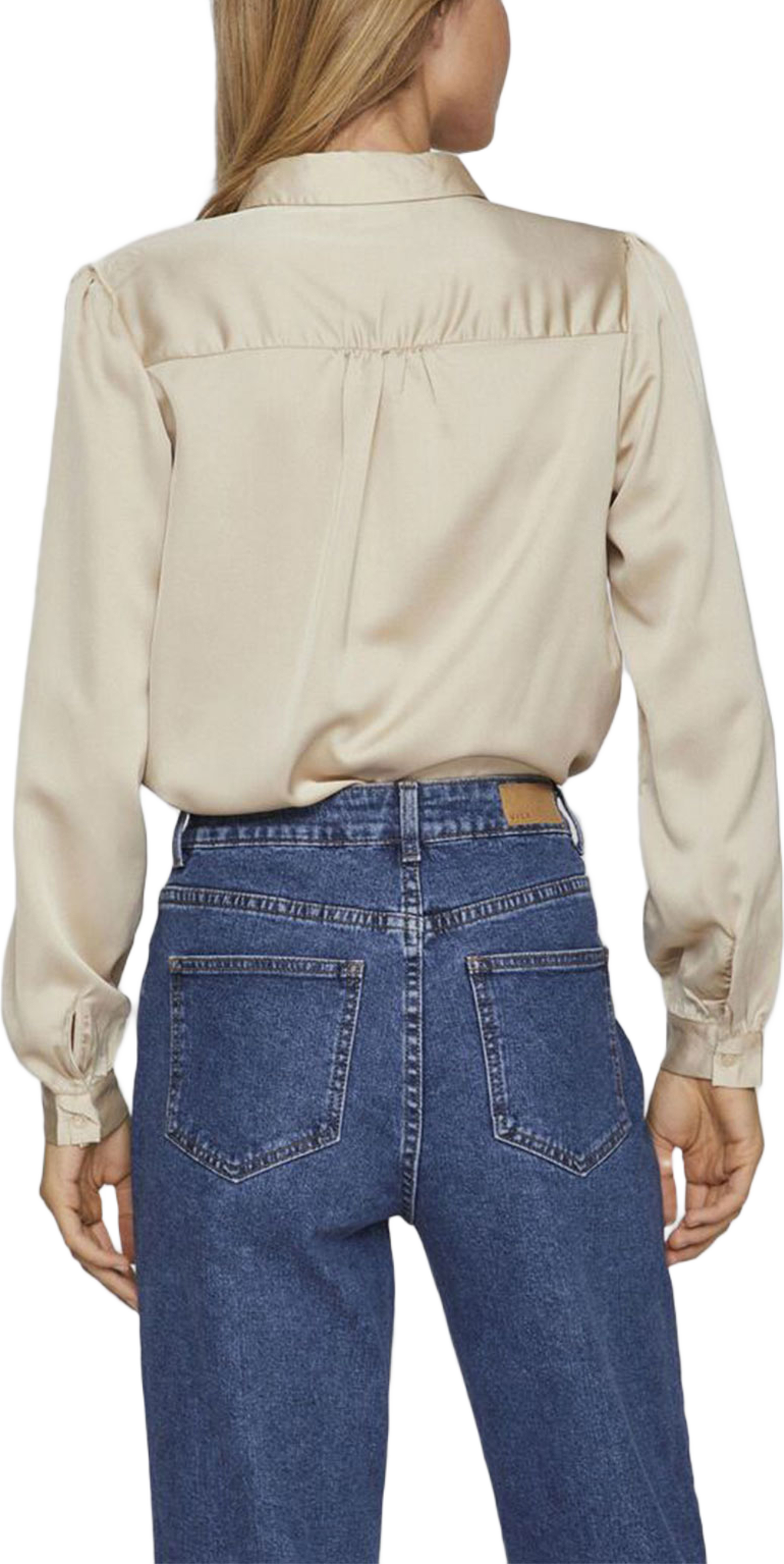 Viellette Satin L/S Shirt/Su