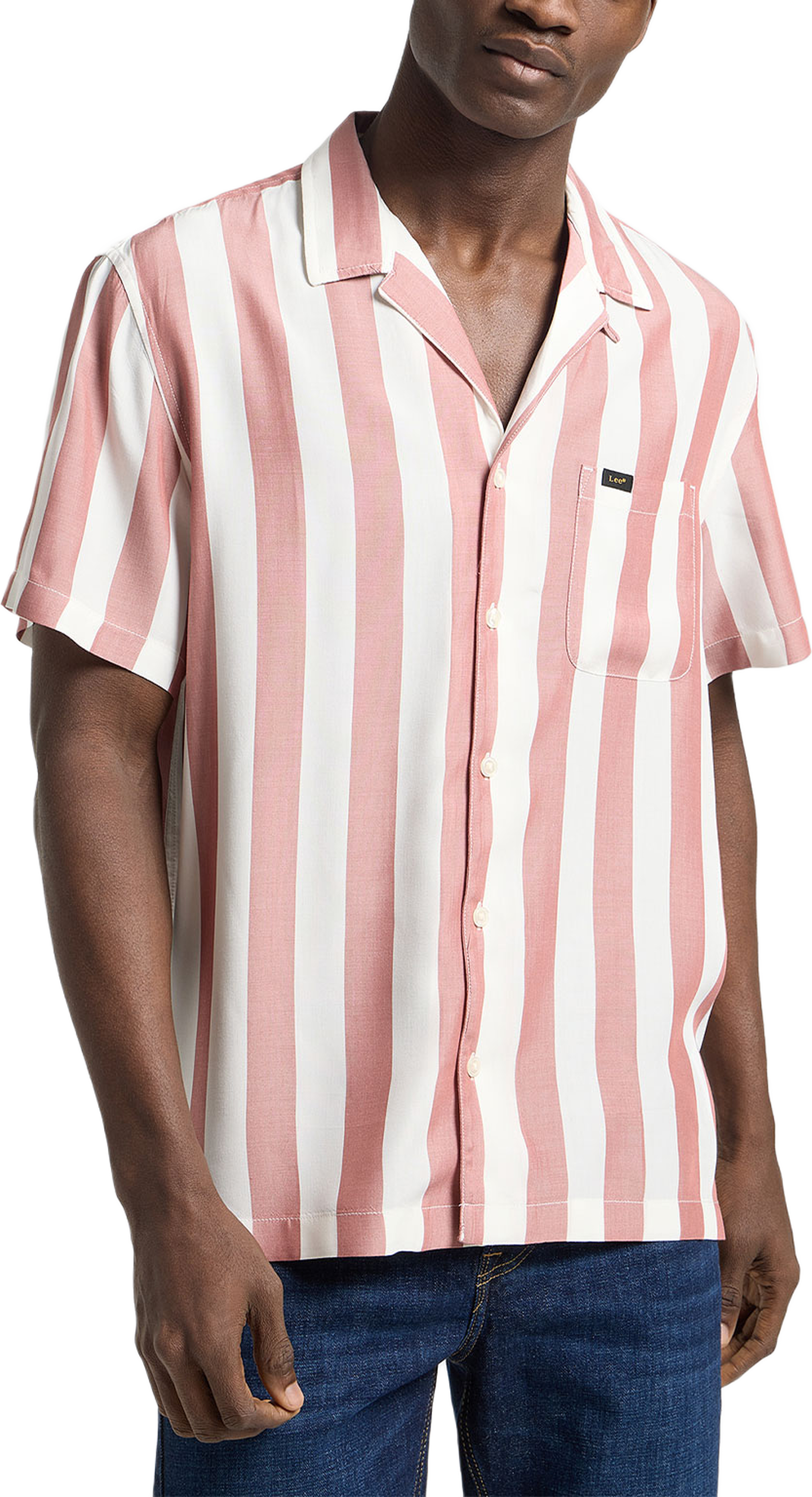Resort Shirt, från Lee, i färgen Sepia. Klicka för att öppna bilden i stort format