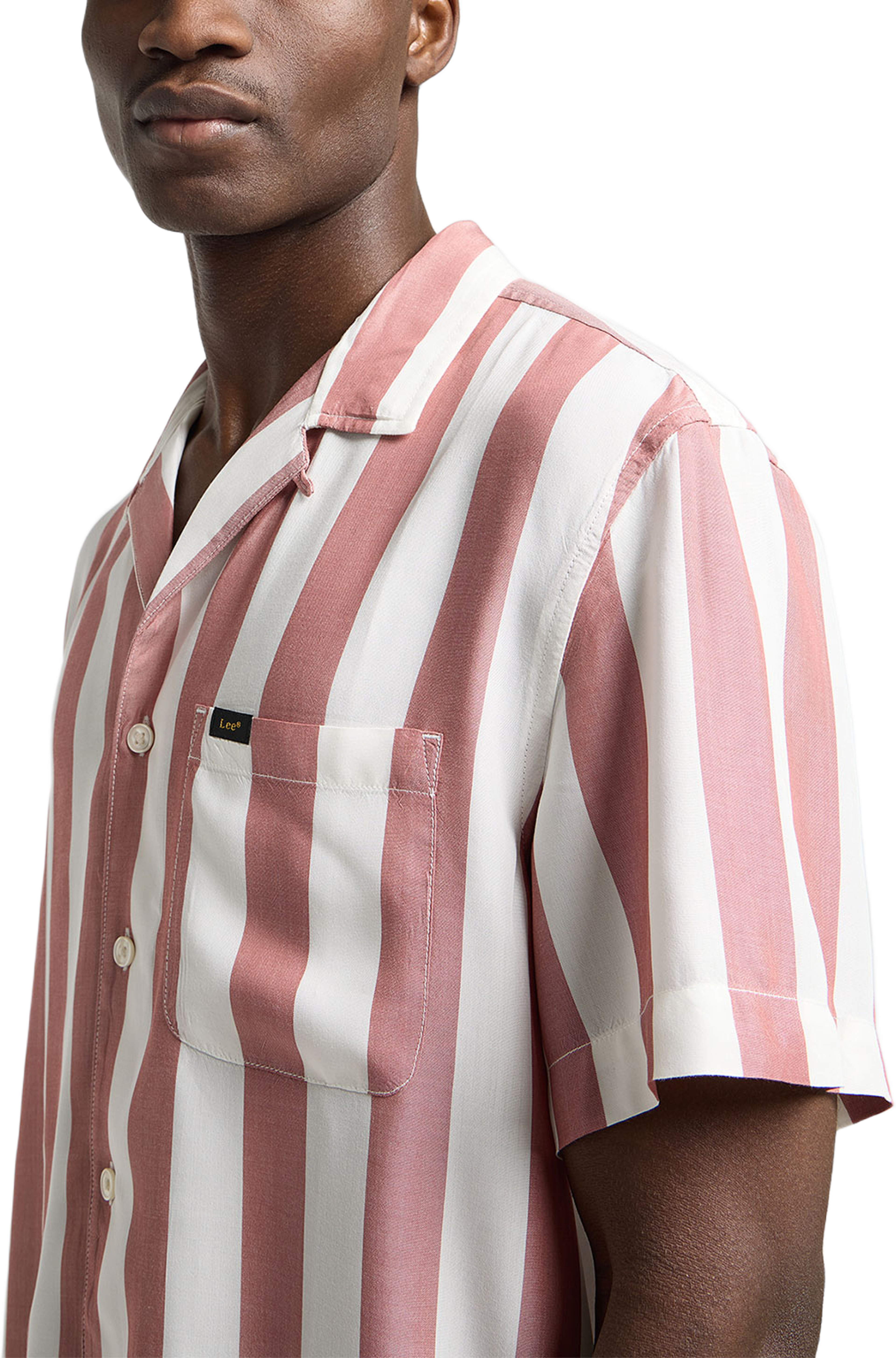 Resort Shirt, från Lee, i färgen Sepia. Klicka för att öppna bilden i stort format