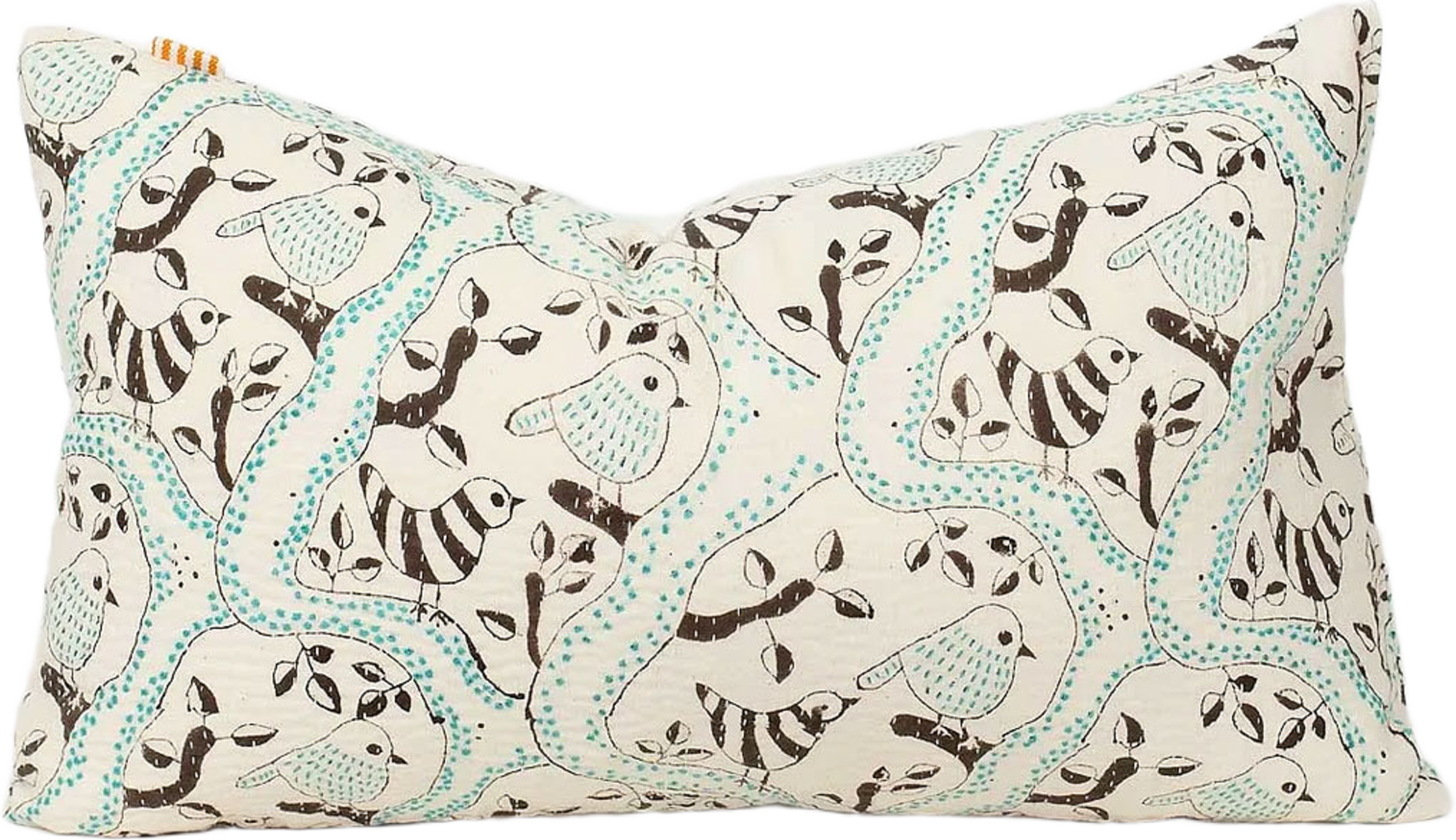 KANTHA BIRDS Kuddfodral 30x50 cm