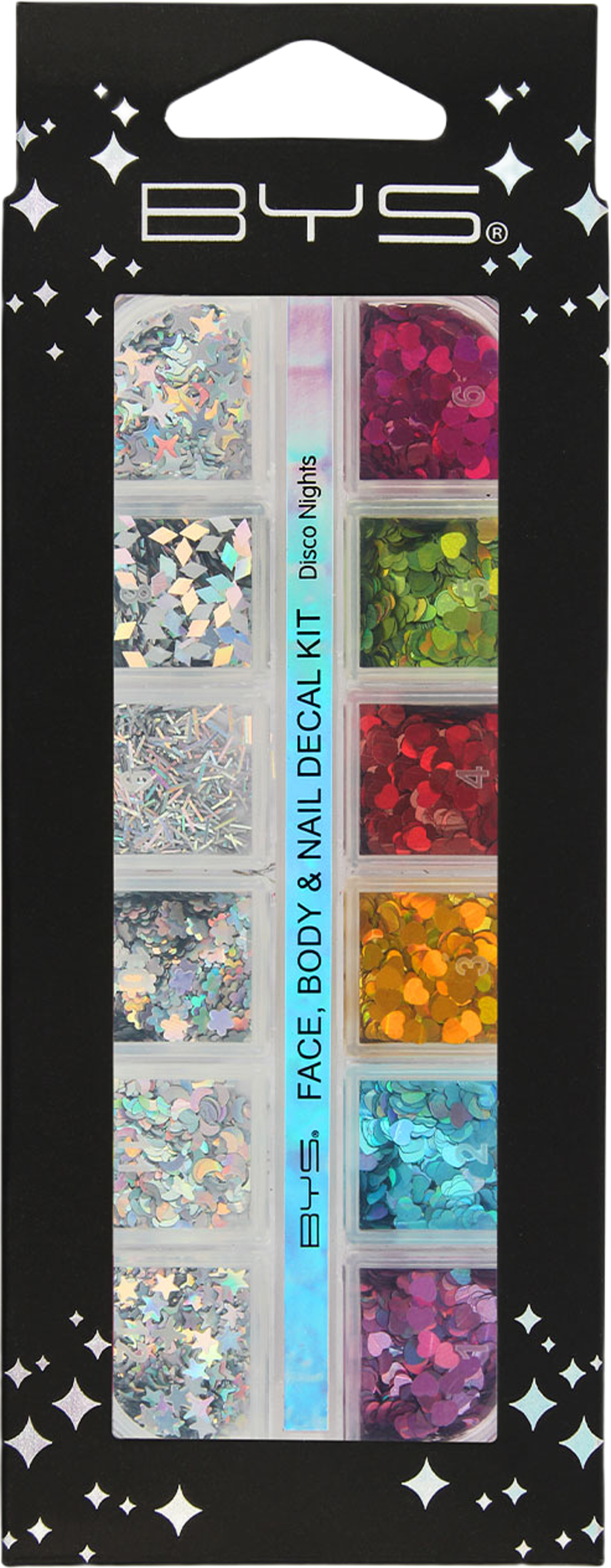 Face, Body & Nail Decal Kit Disco Nights