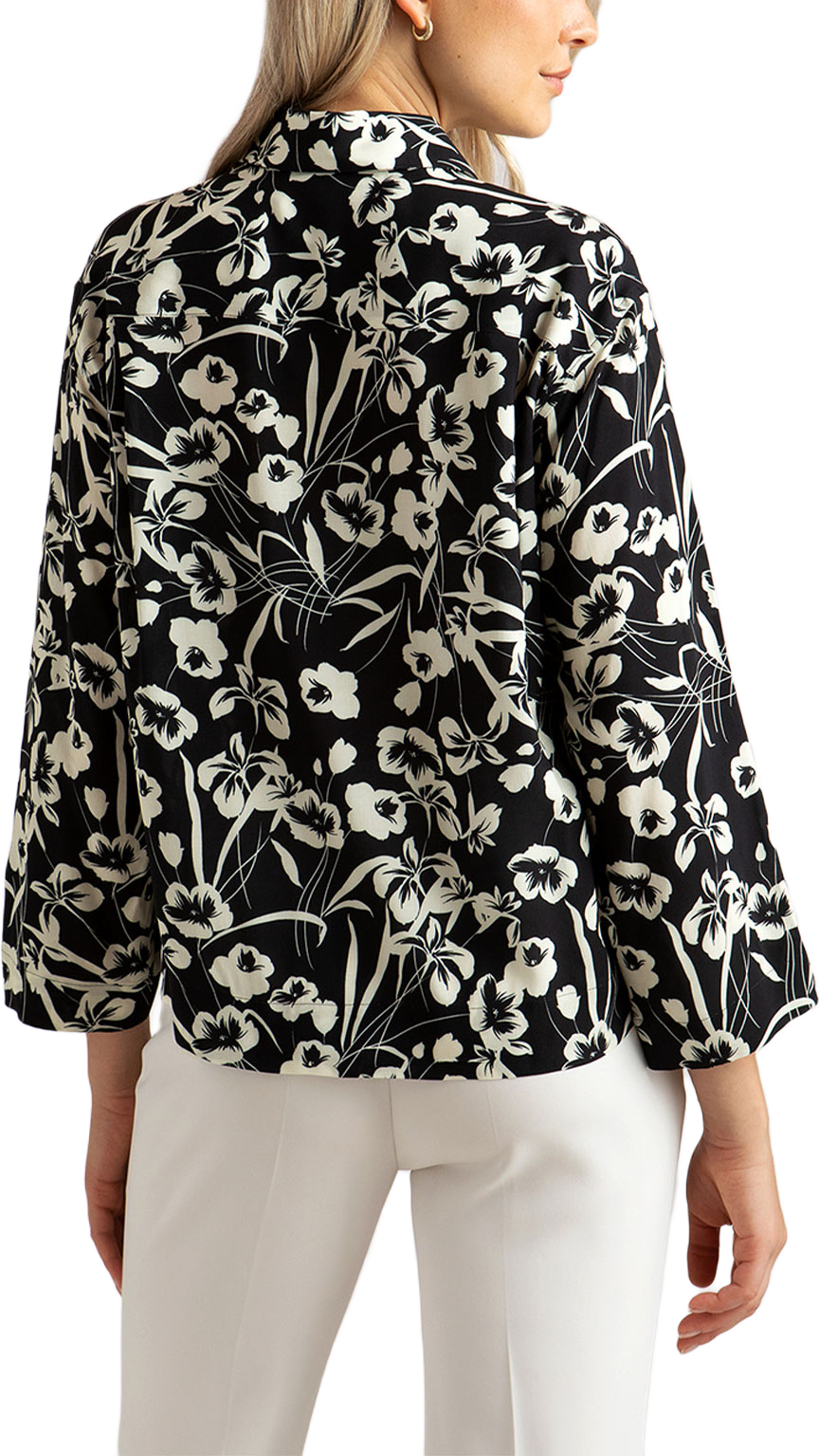 Blus Melina Noir Floral