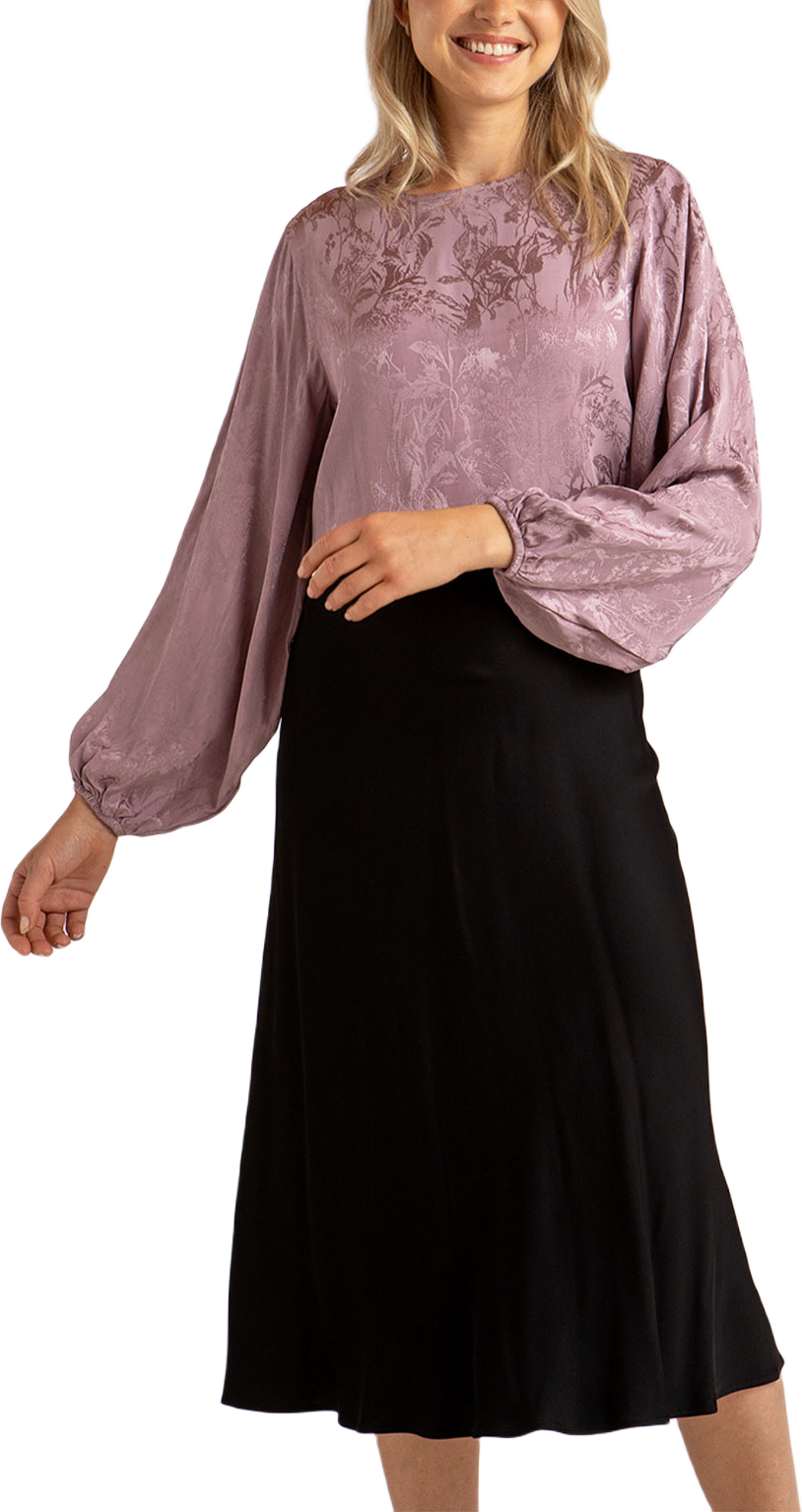 Jacquard Blus Amelia Jardin