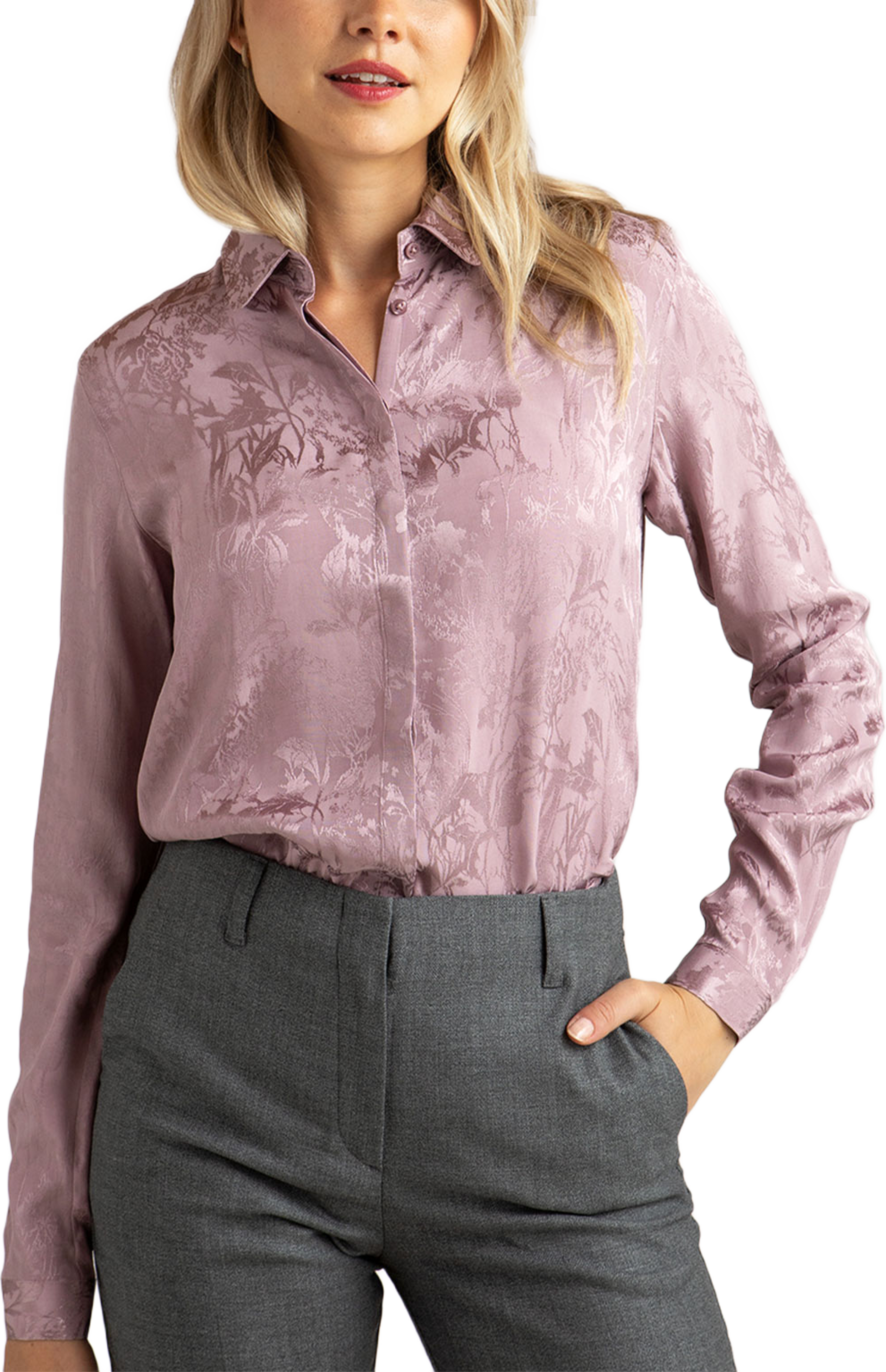 Blus Gina Jardin Jacquard