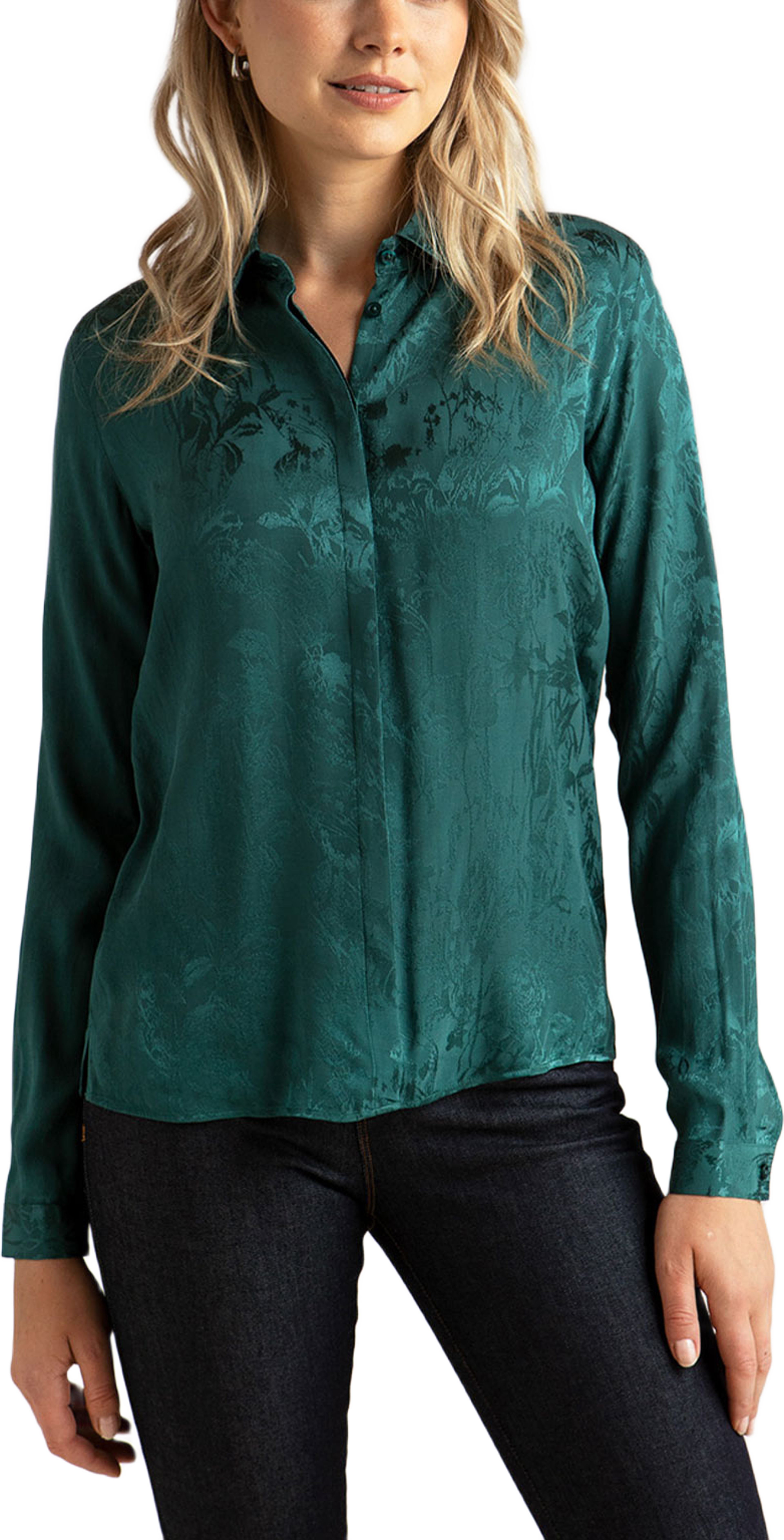 Blus Gina Jardin Jacquard