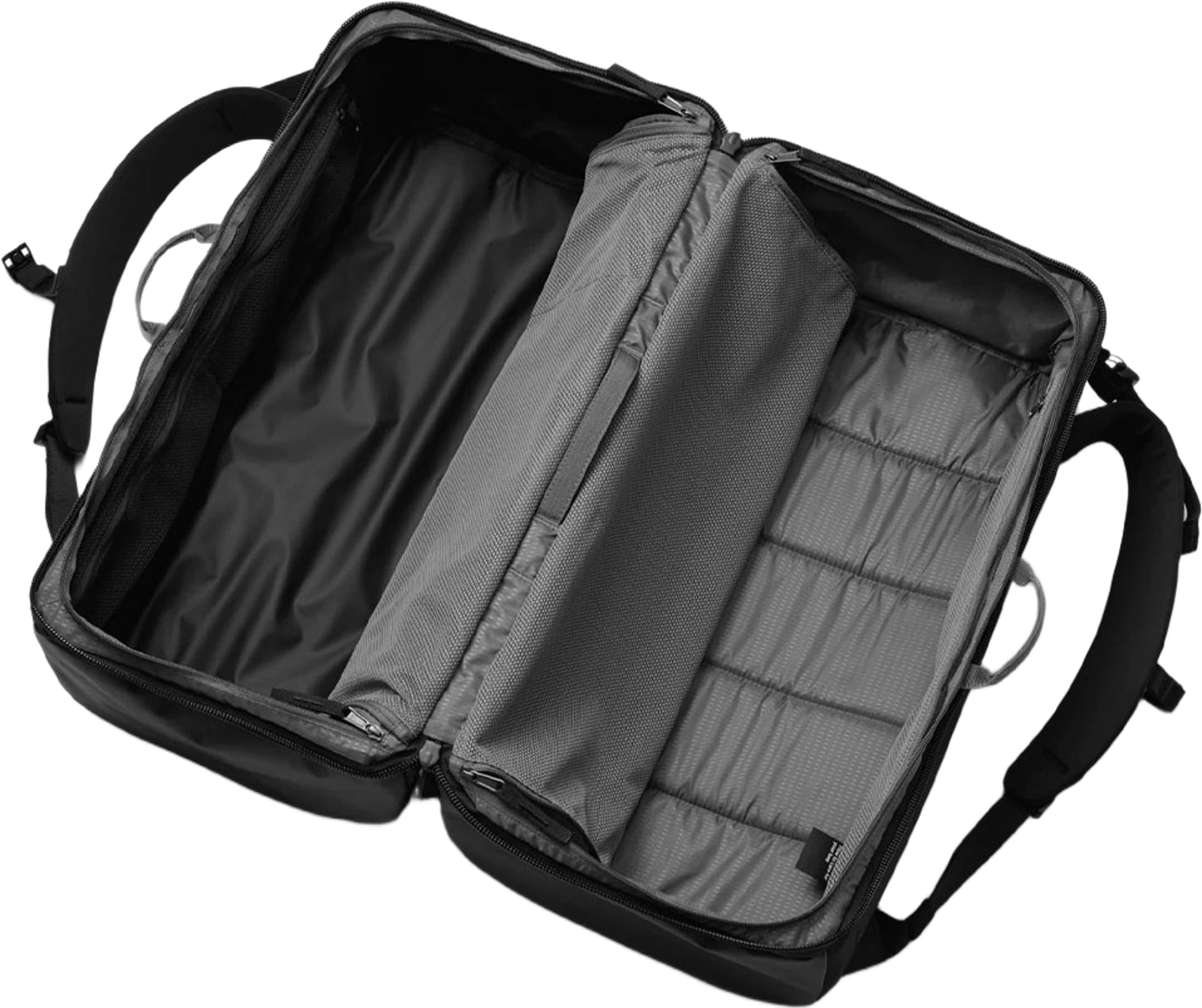 Roamer Pro Split Duffel 70L, från DB, i färgen Black Out. Klicka för att öppna bilden i stort format
