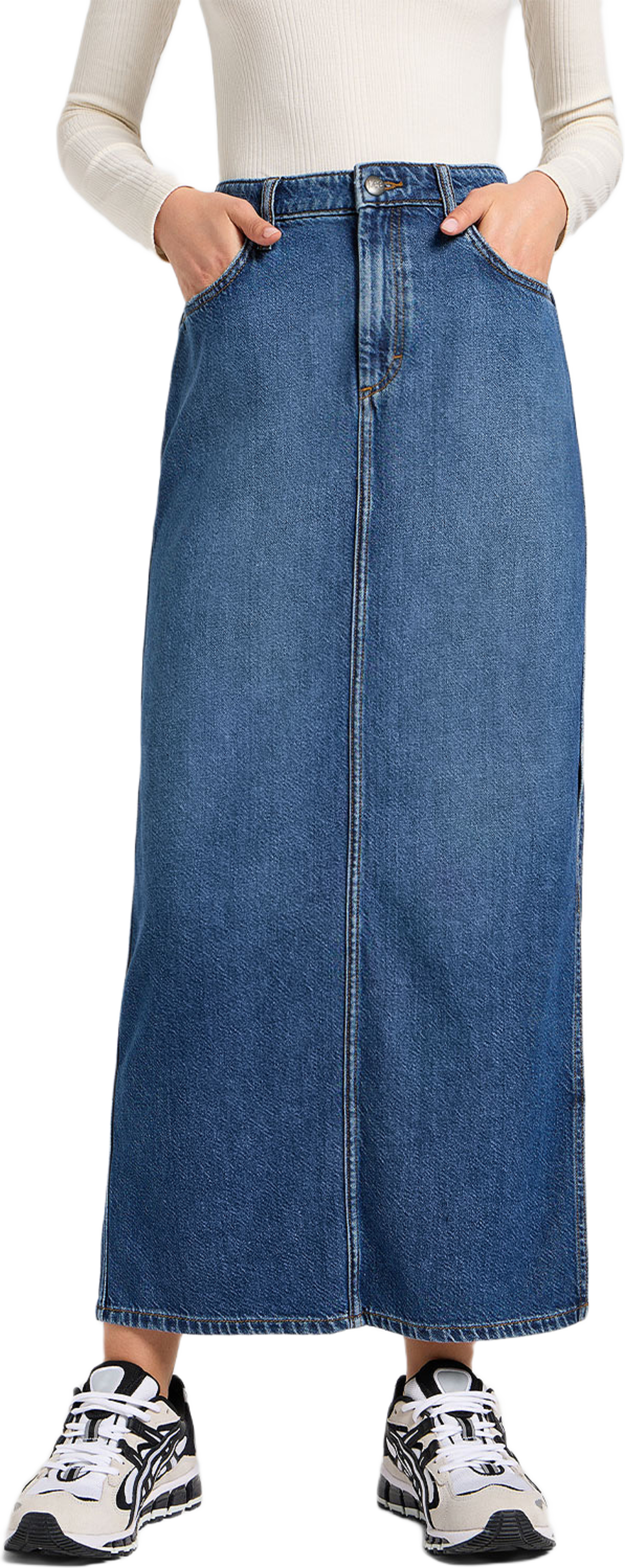 Side Slit Maxi Skirt