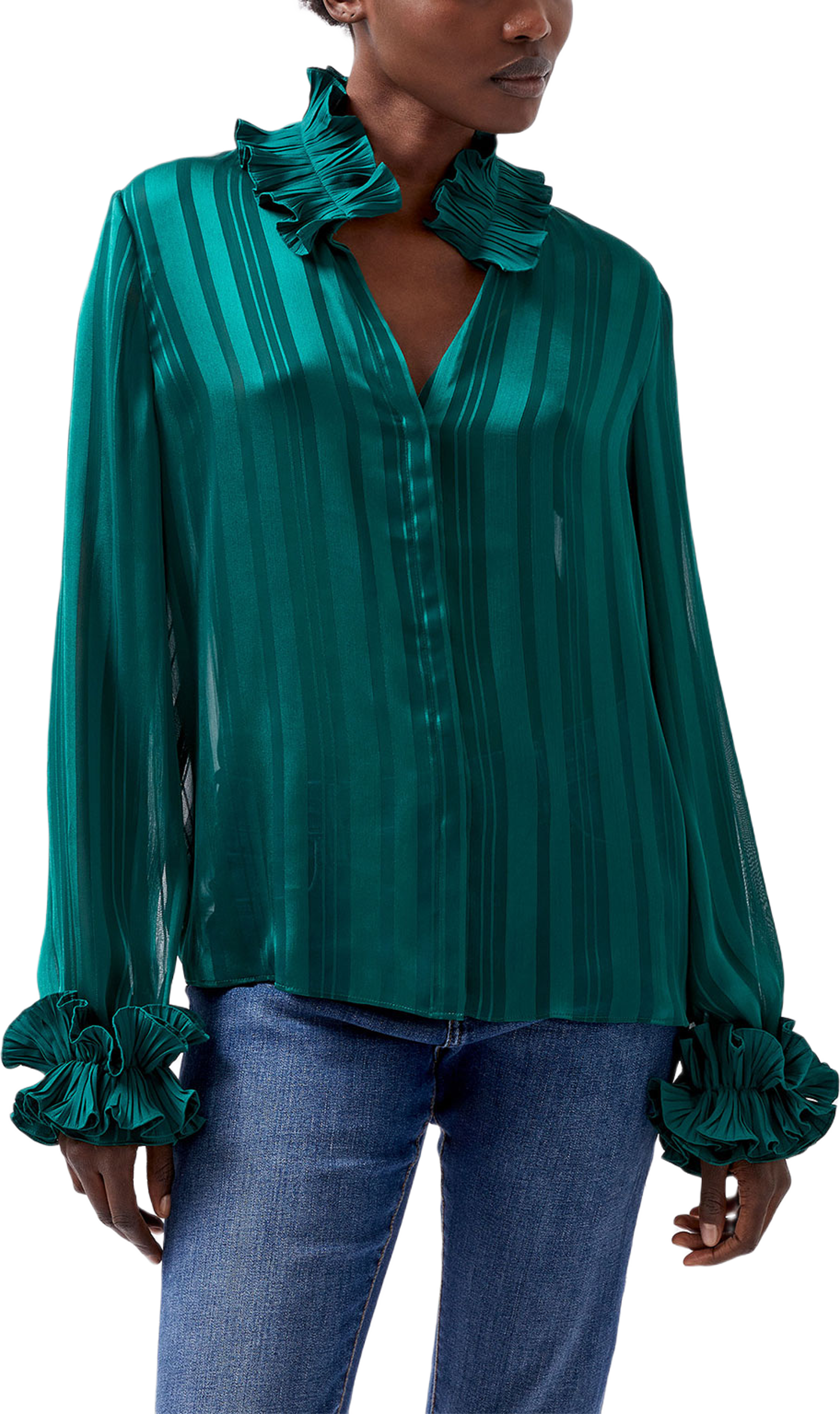 Hanniele Ruffle Blouse