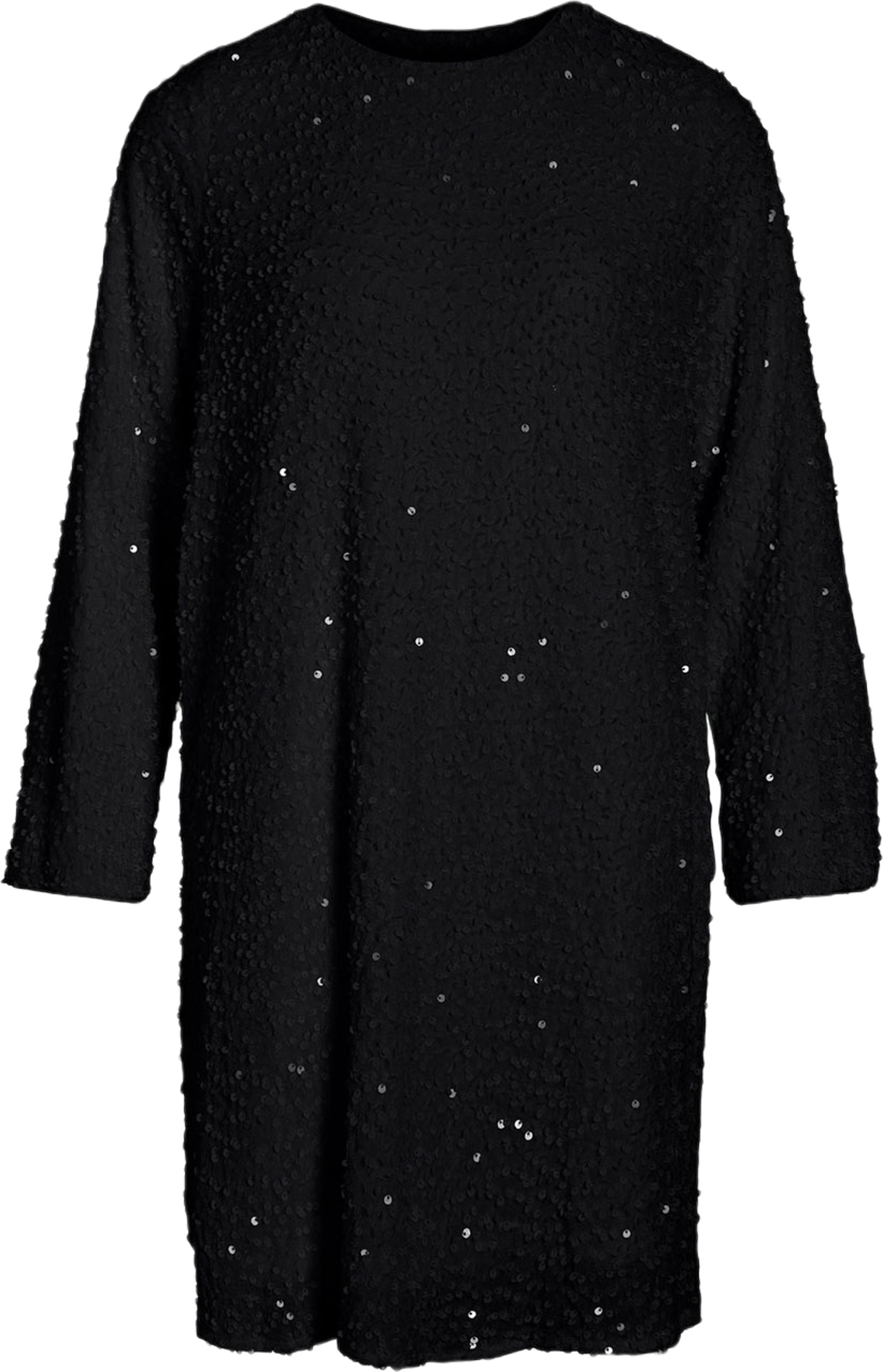 Viaria L/S O-Neck Open Back Dress/Ka