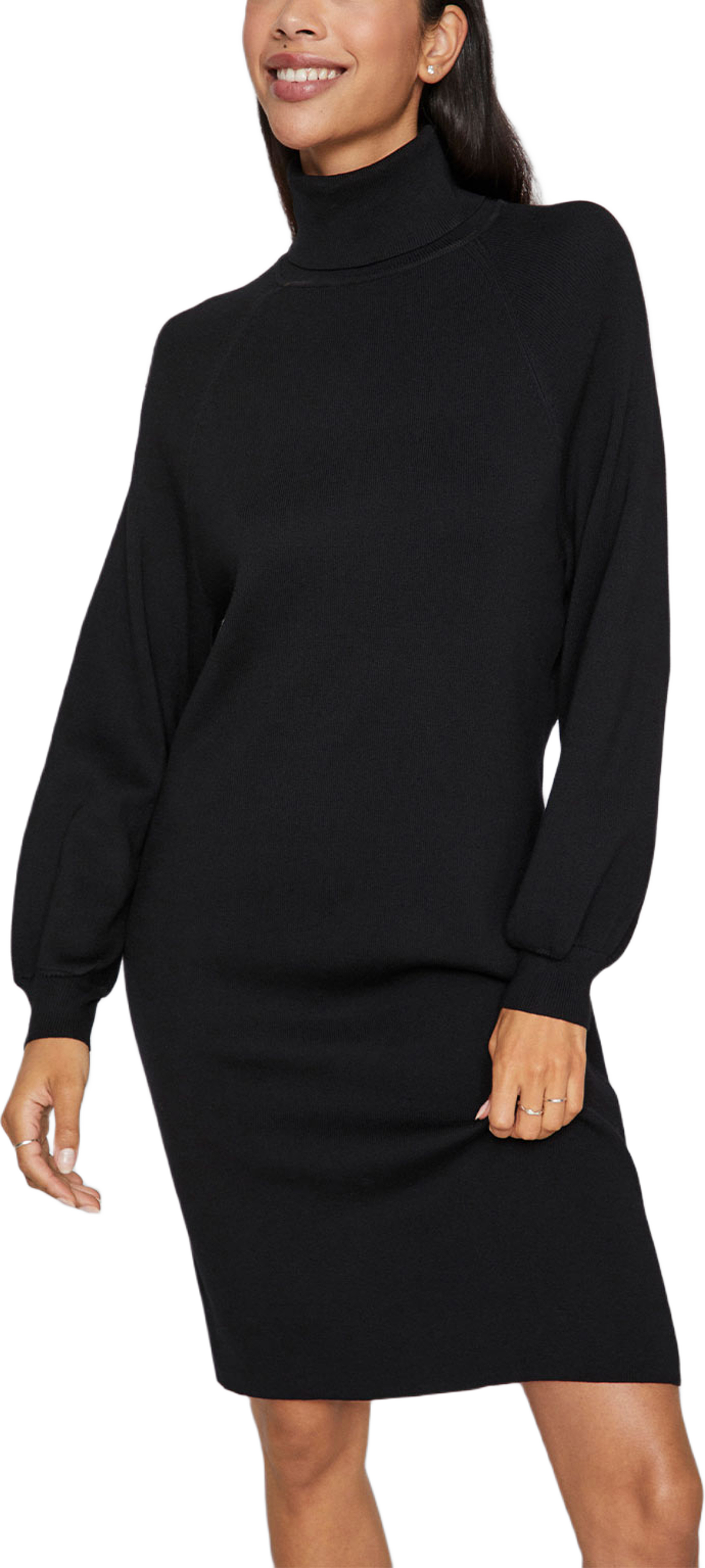 Viostria Roll Neck Knit Dress