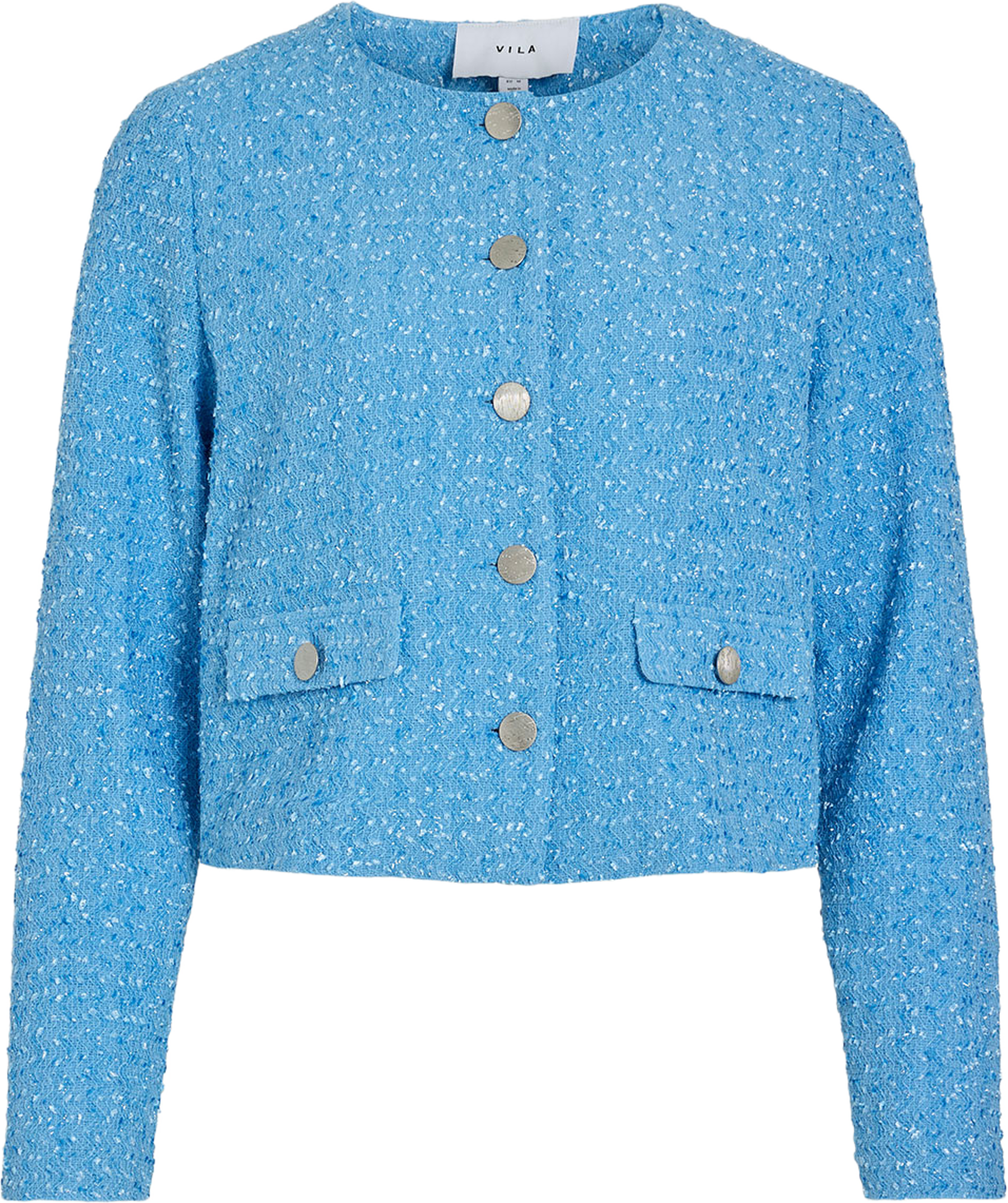 Vikonnie O-Neck L/S Pocket Blazer