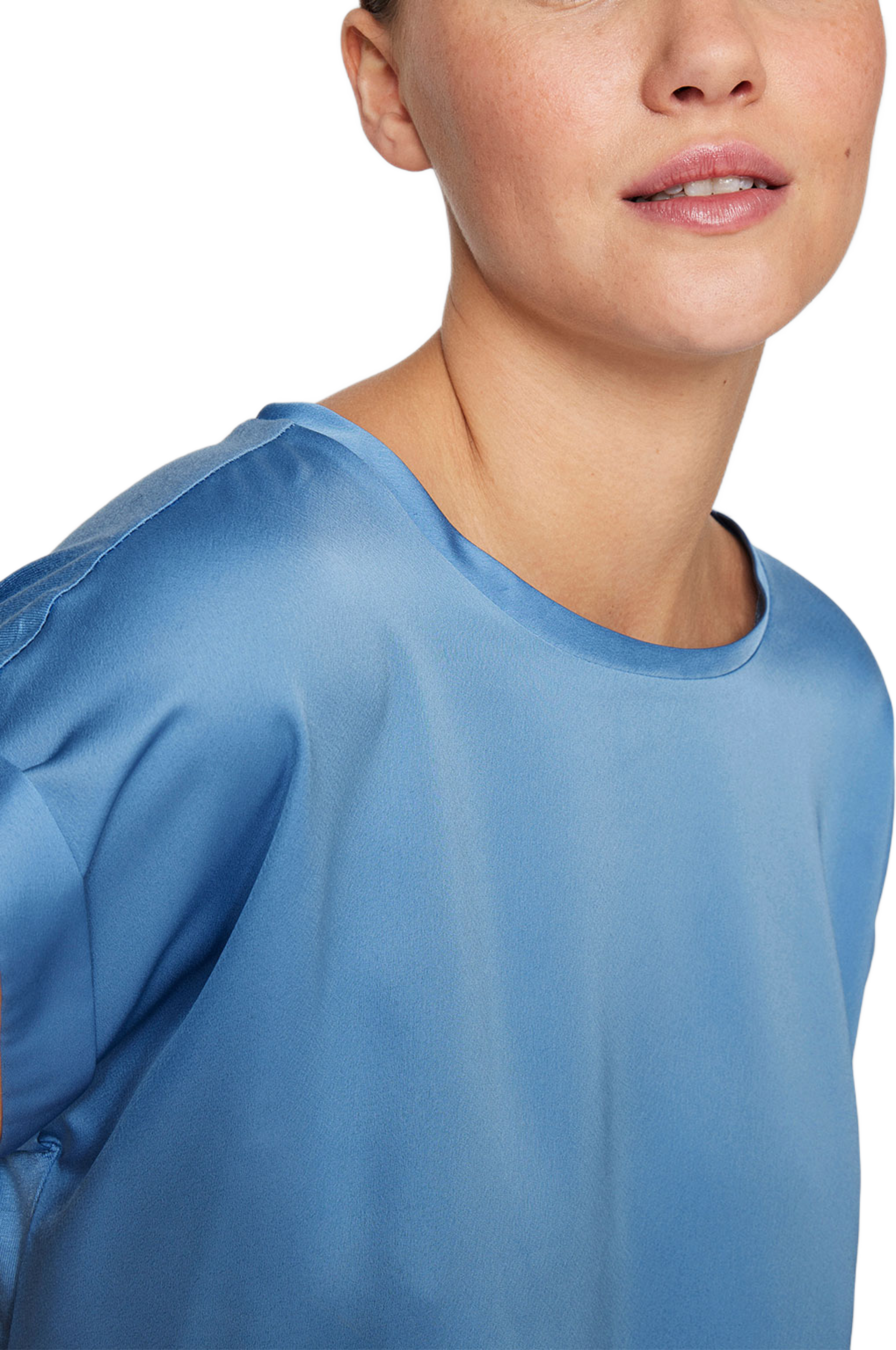 Viellette Kortärmad Satintopp