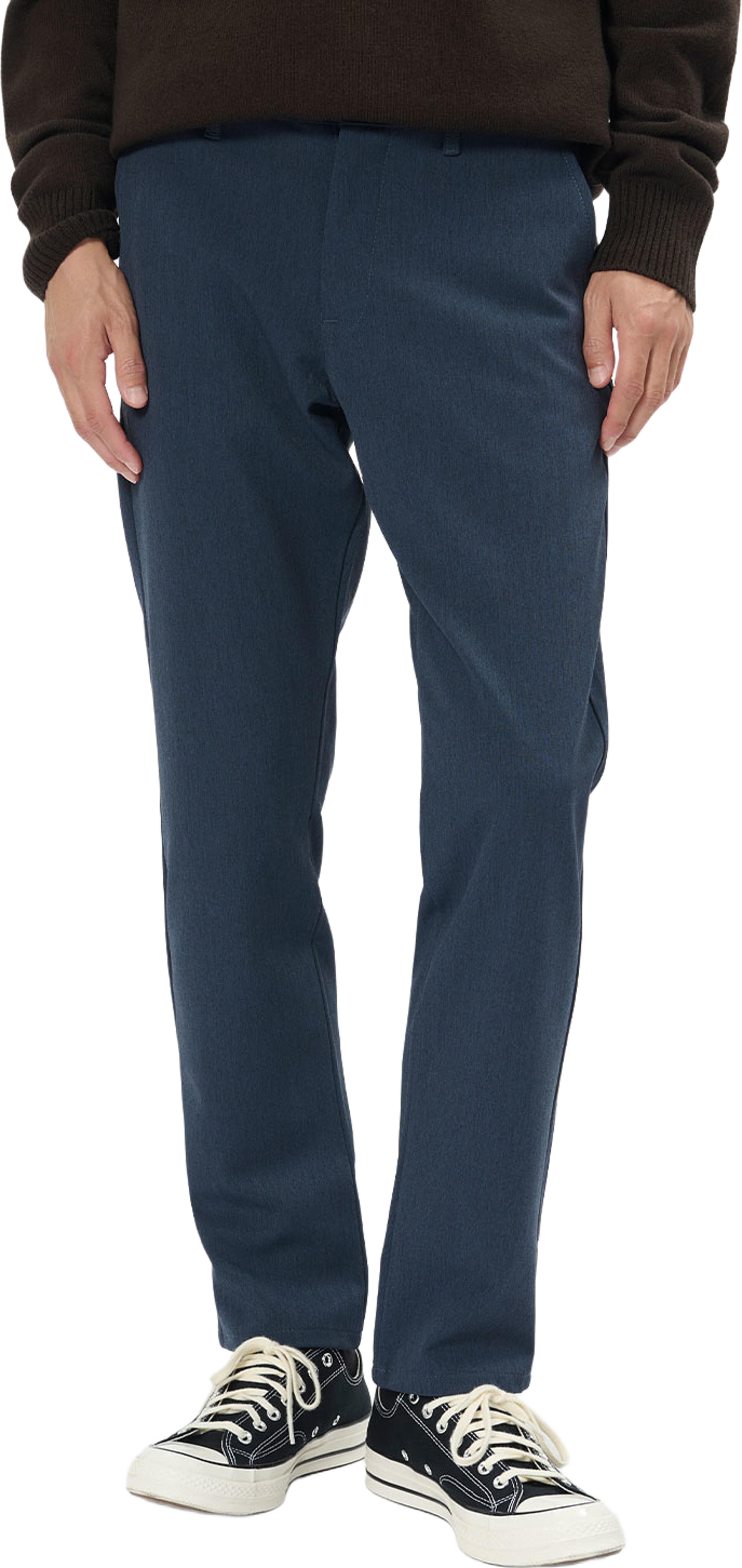 MAPristu Trousers, från Matinique, i färgen Oxford Blue Melange. Klicka för att öppna bilden i stort format