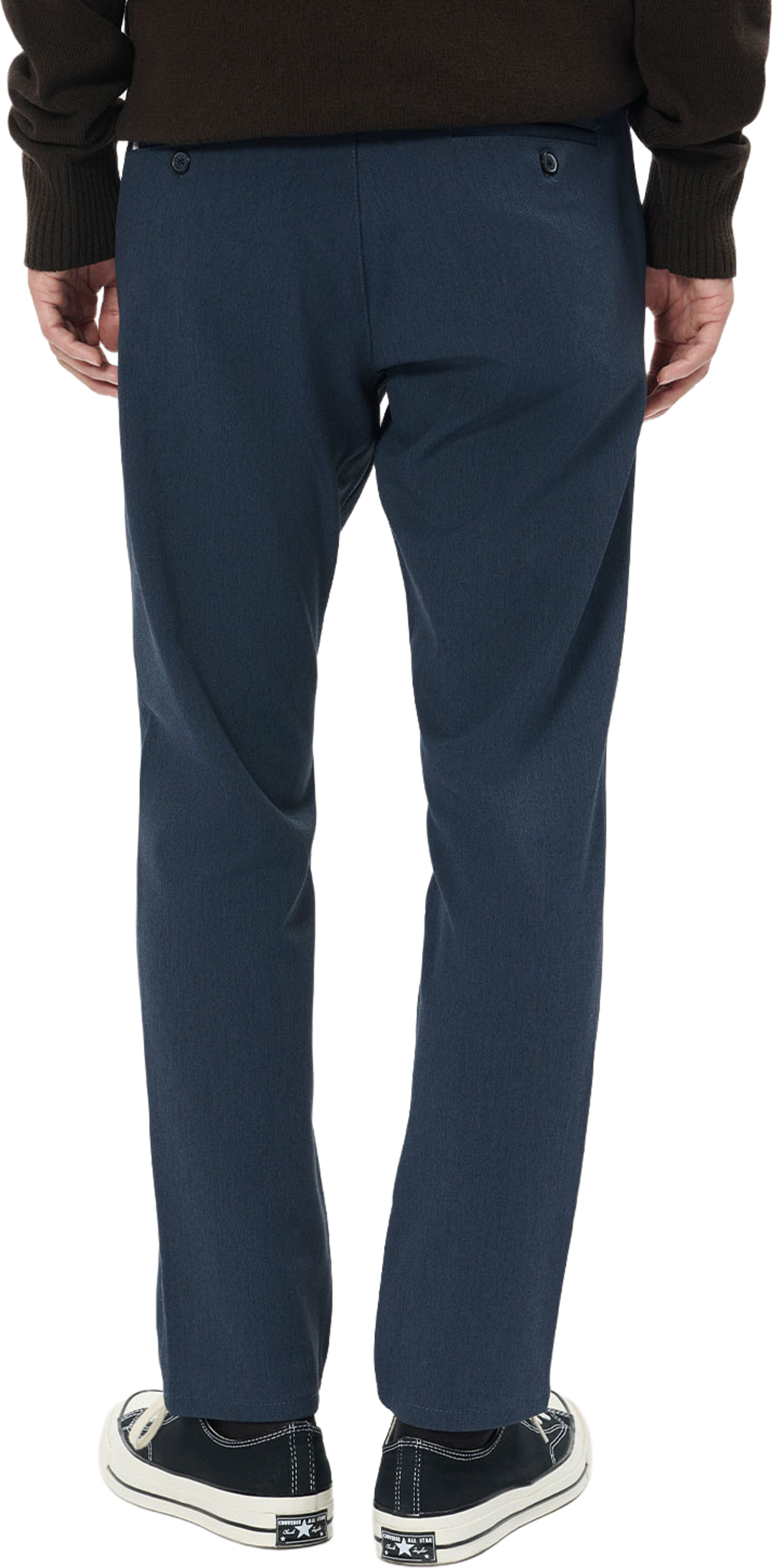 MAPristu Trousers, från Matinique, i färgen Oxford Blue Melange. Klicka för att öppna bilden i stort format