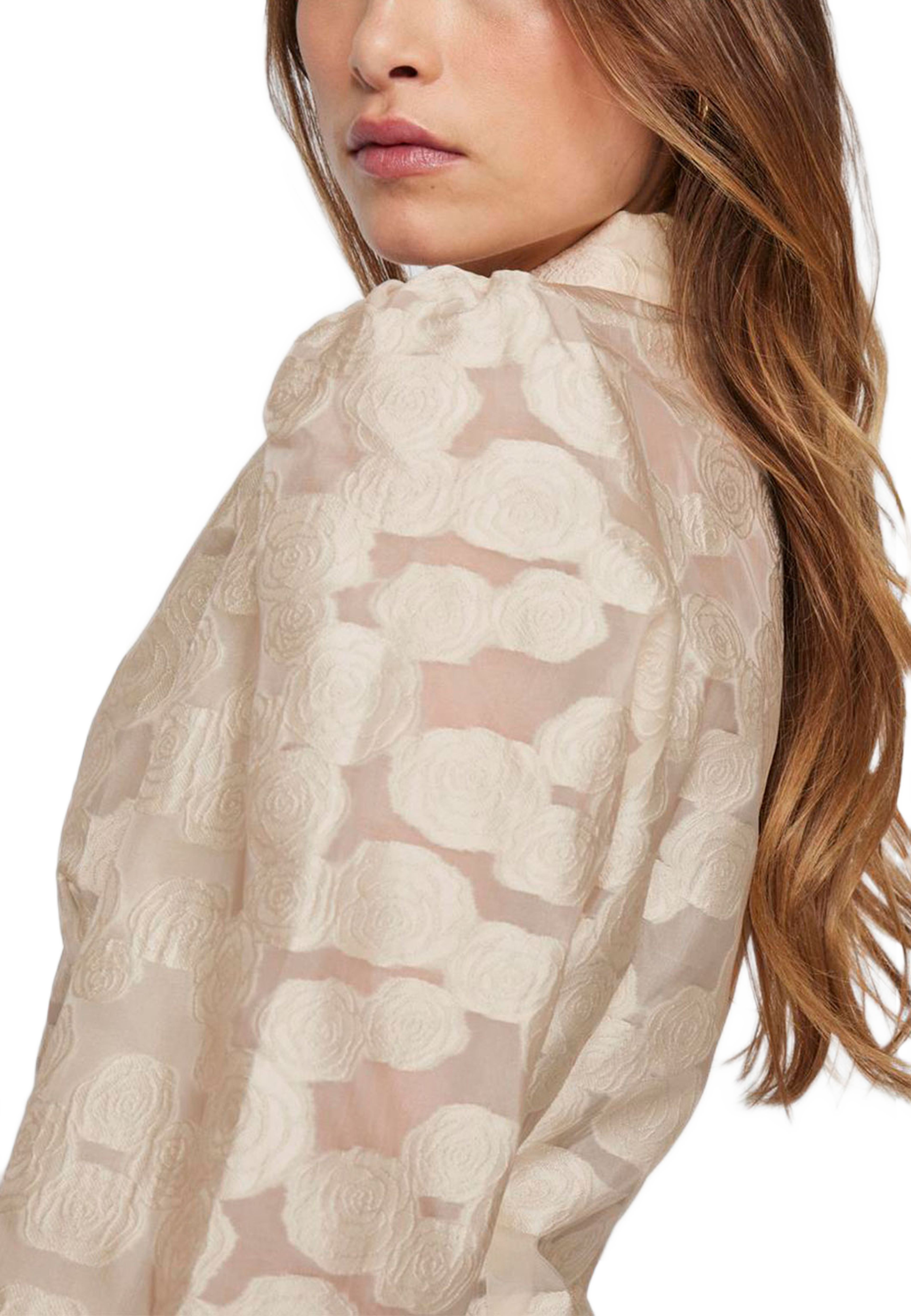 Vistef L/S Shirt, från Vila, i färgen Birch. Klicka för att öppna bilden i stort format