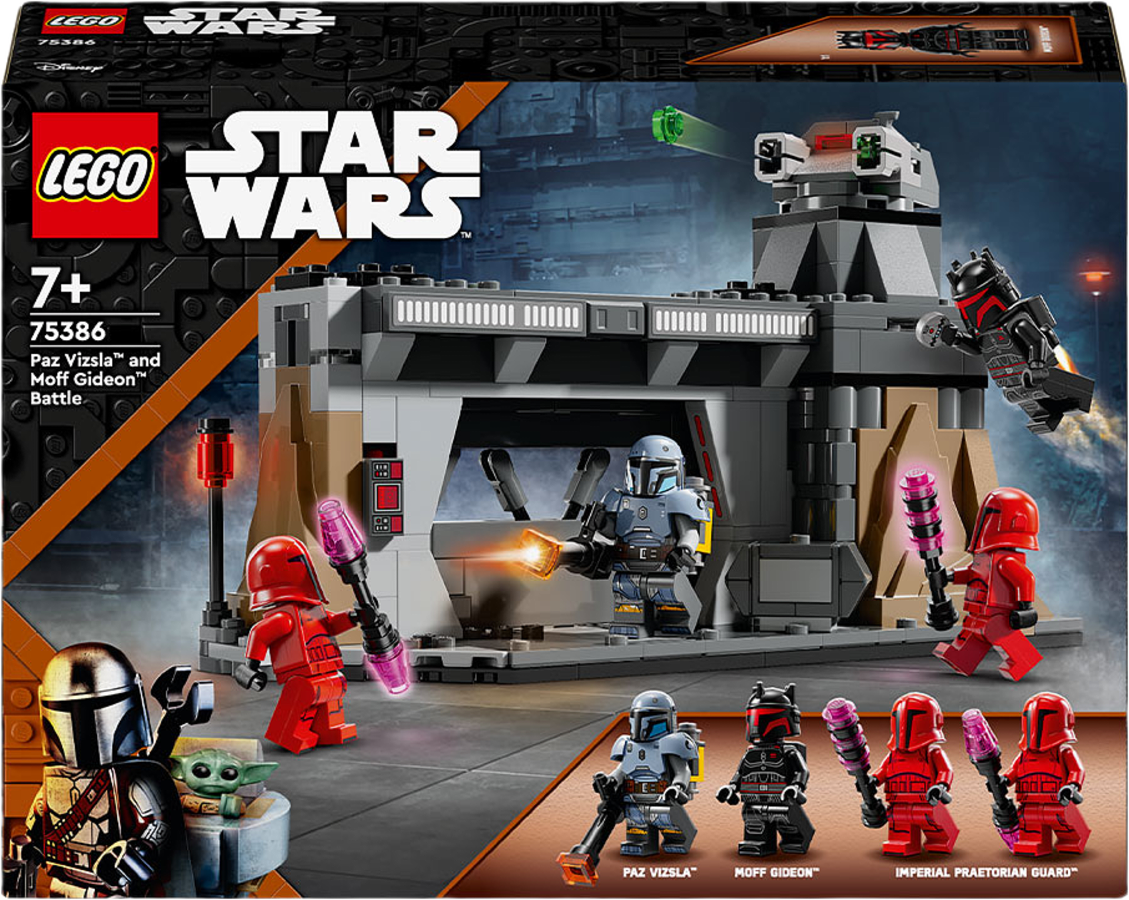 Star Wars™ Paz Vizsla™ and Moff Gideon™ Battle 75386