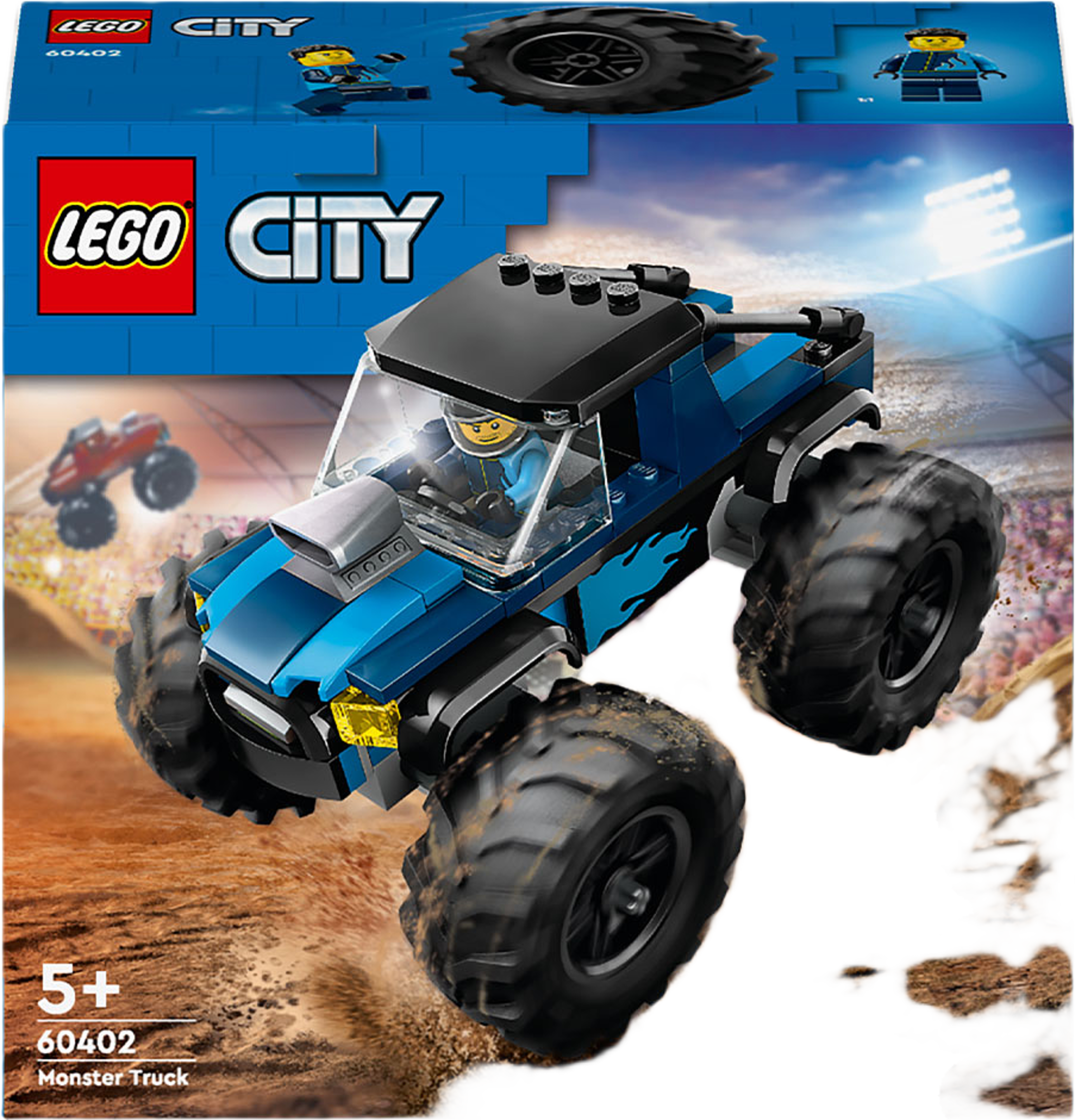 Blå Monstertruck 60402