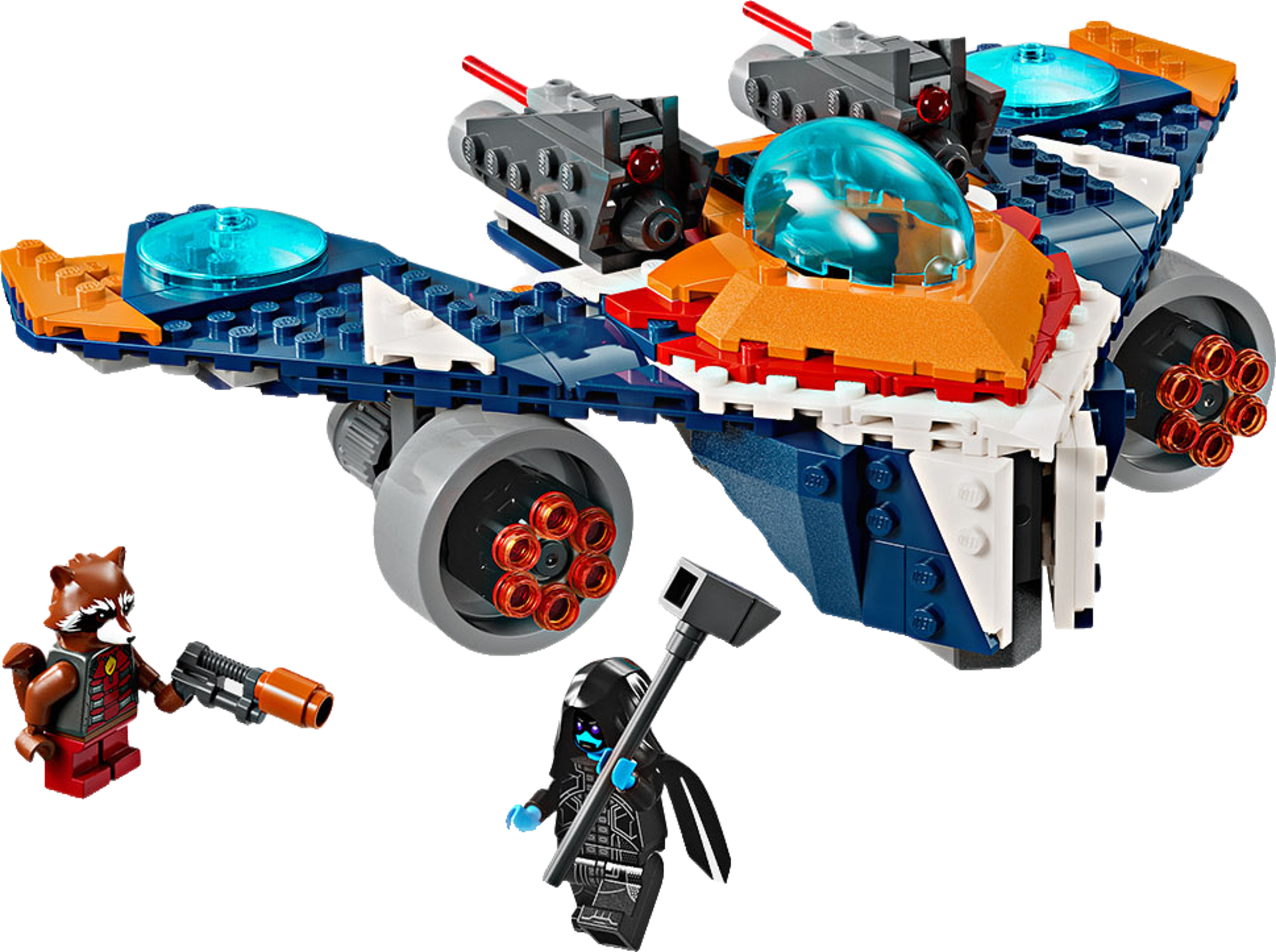 Marvel Rockets Warbird mot Ronan Set 76278