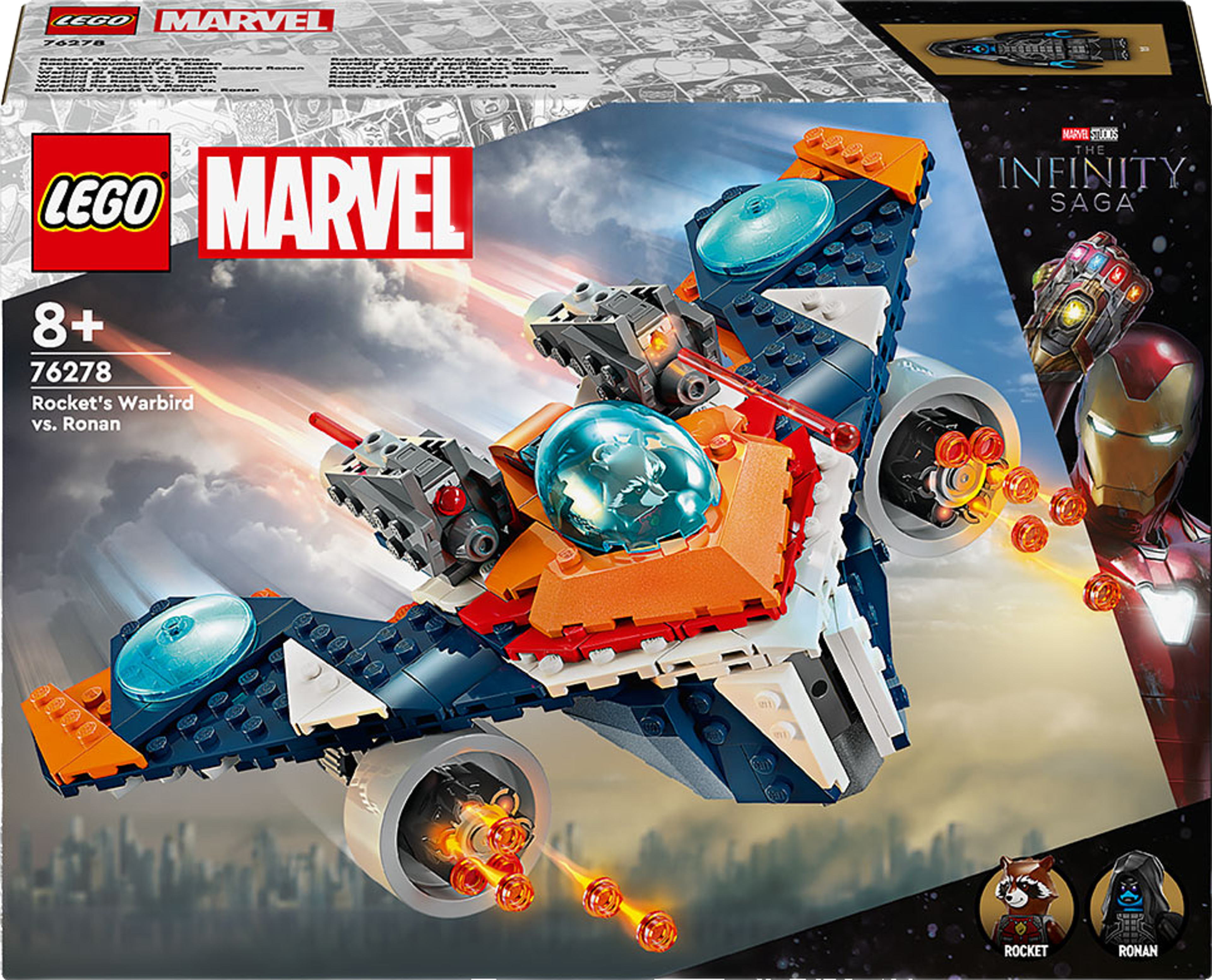 Marvel Rockets Warbird mot Ronan Set 76278