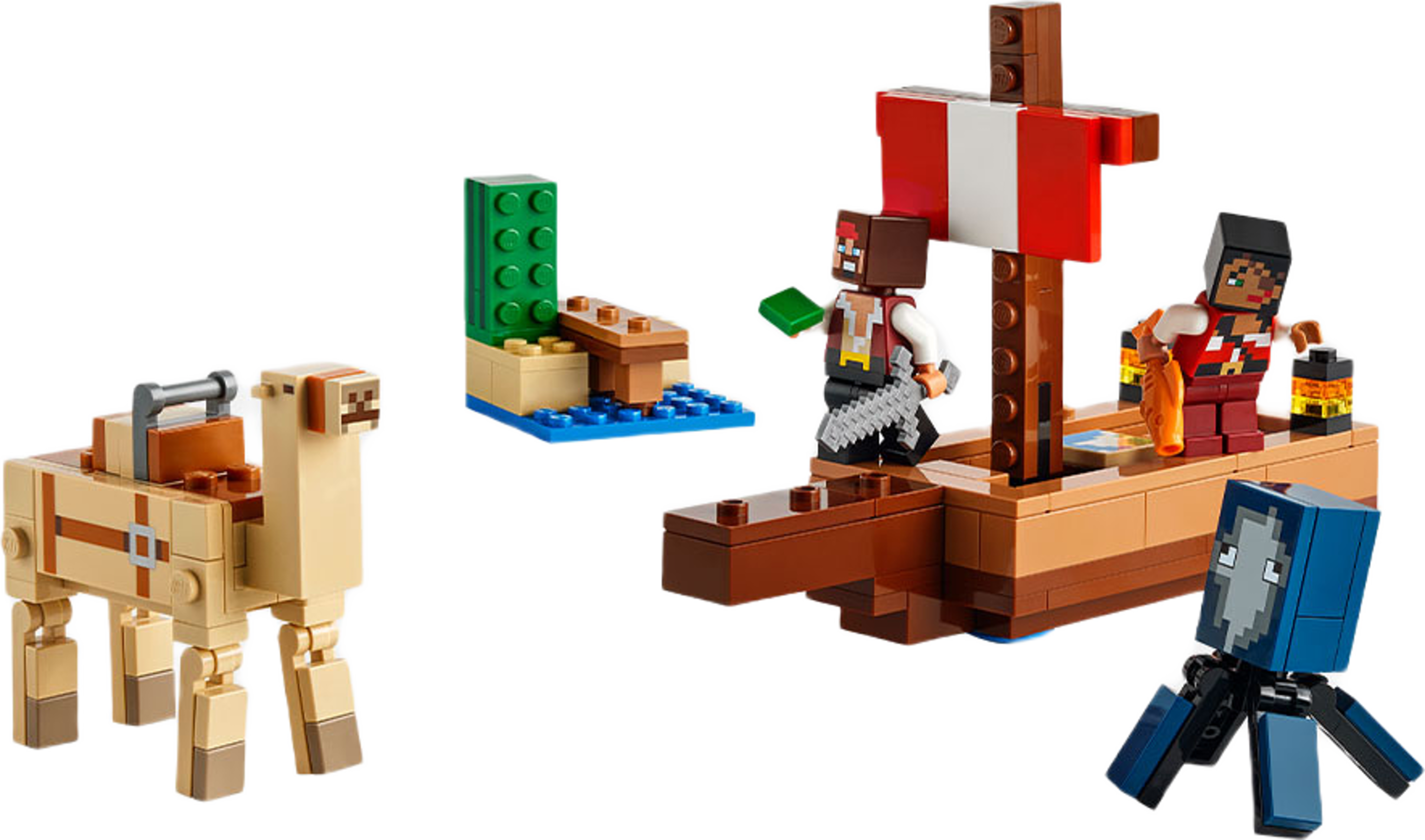 Minecraft® Piratskeppsresan Lekset med båt 21259