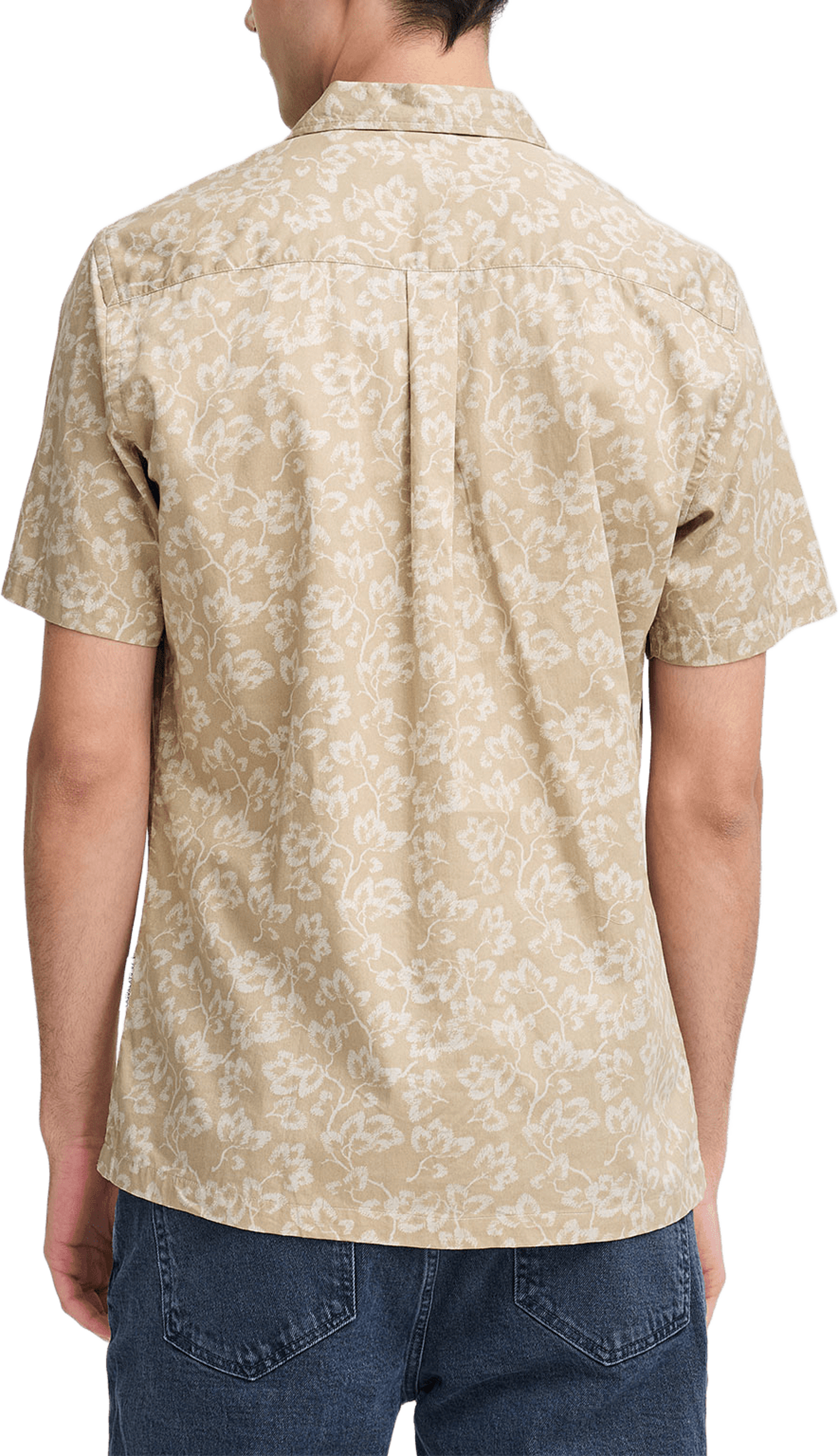 CFWALKER SS RC floral printed shirt Shirt, från Casual Friday, i färgen Plaza Taupe. Klicka för att öppna bilden i stort format