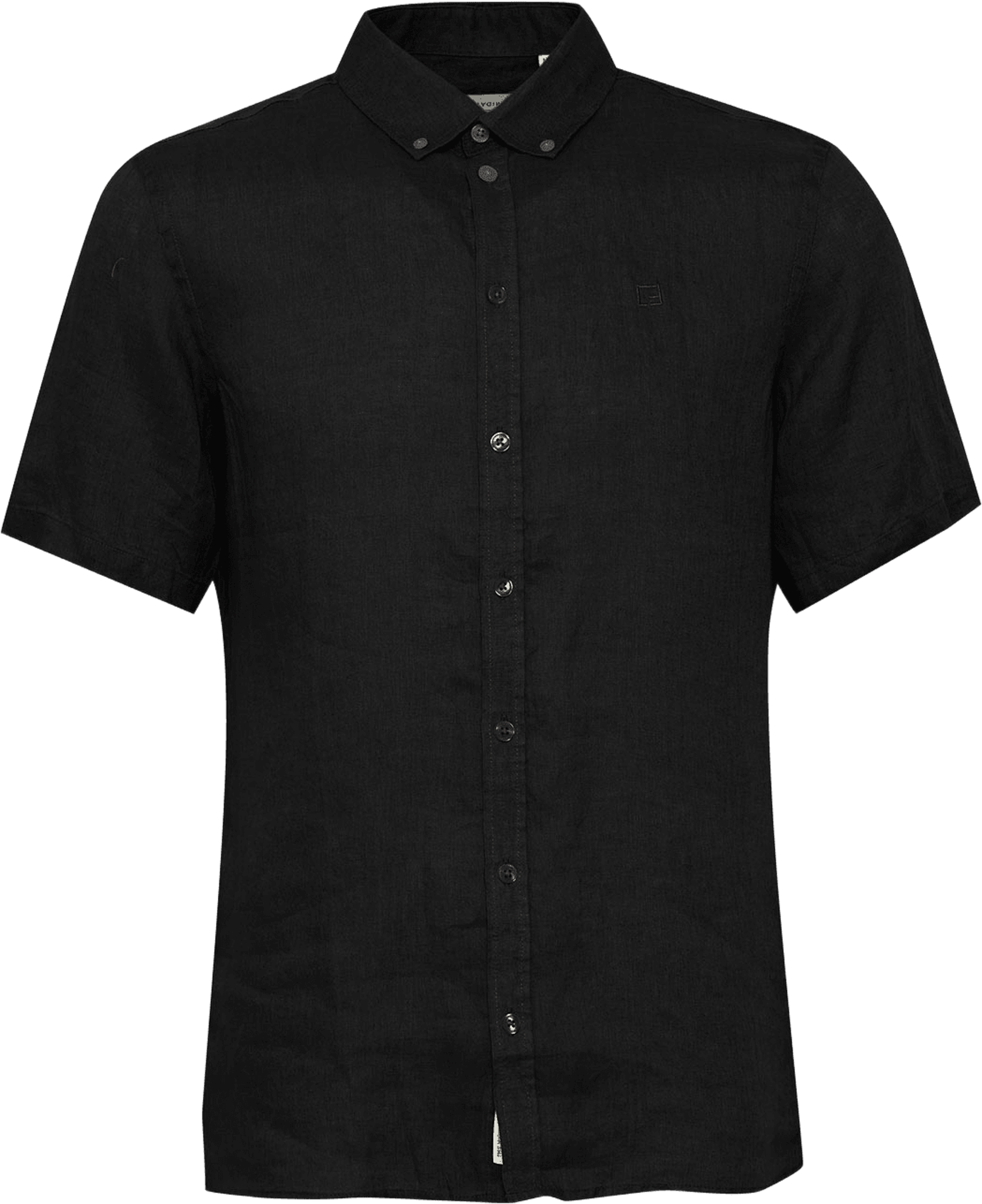 CFANTON 0071 SS 100% linen shirt Shirt, från Casual Friday, i färgen Black Beauty. Klicka för att öppna bilden i stort format