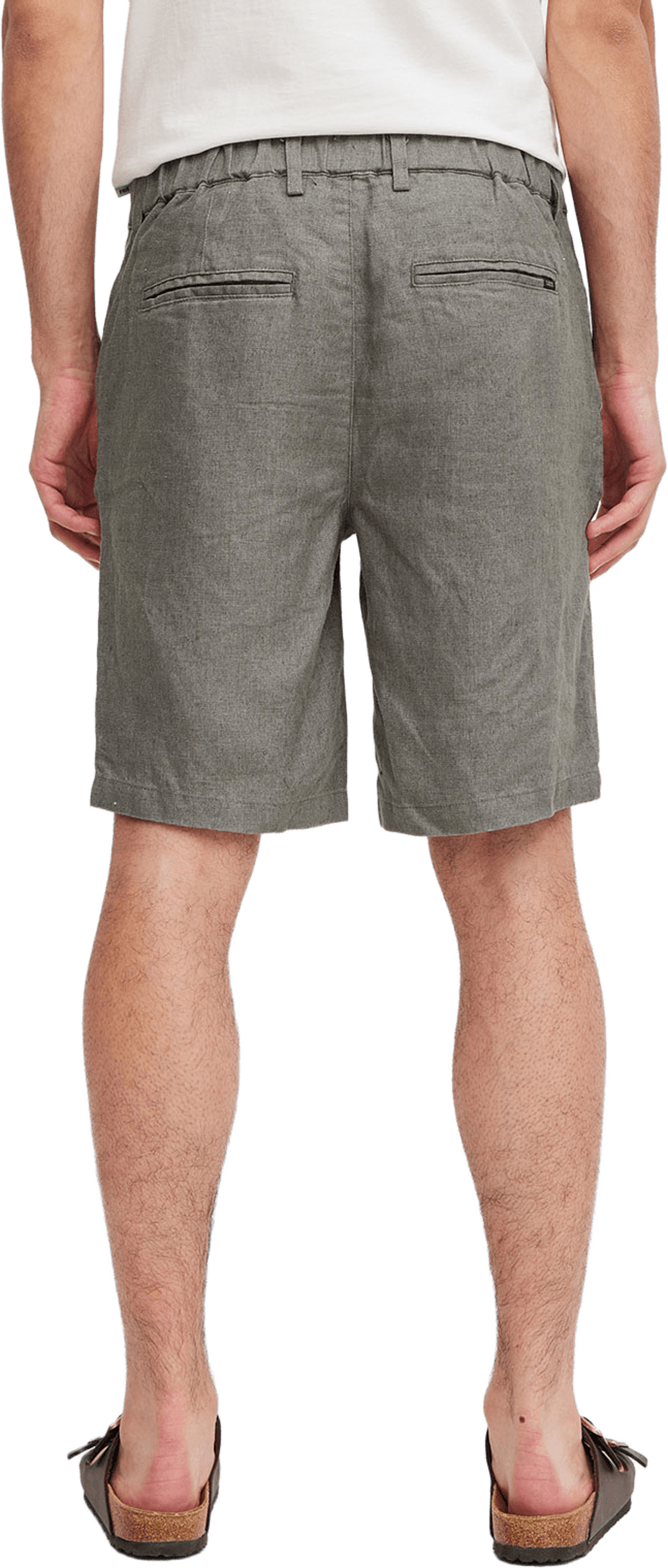 CFPANDRUP 100% linen shorts Short, från Casual Friday, i färgen Agave Green. Klicka för att öppna bilden i stort format