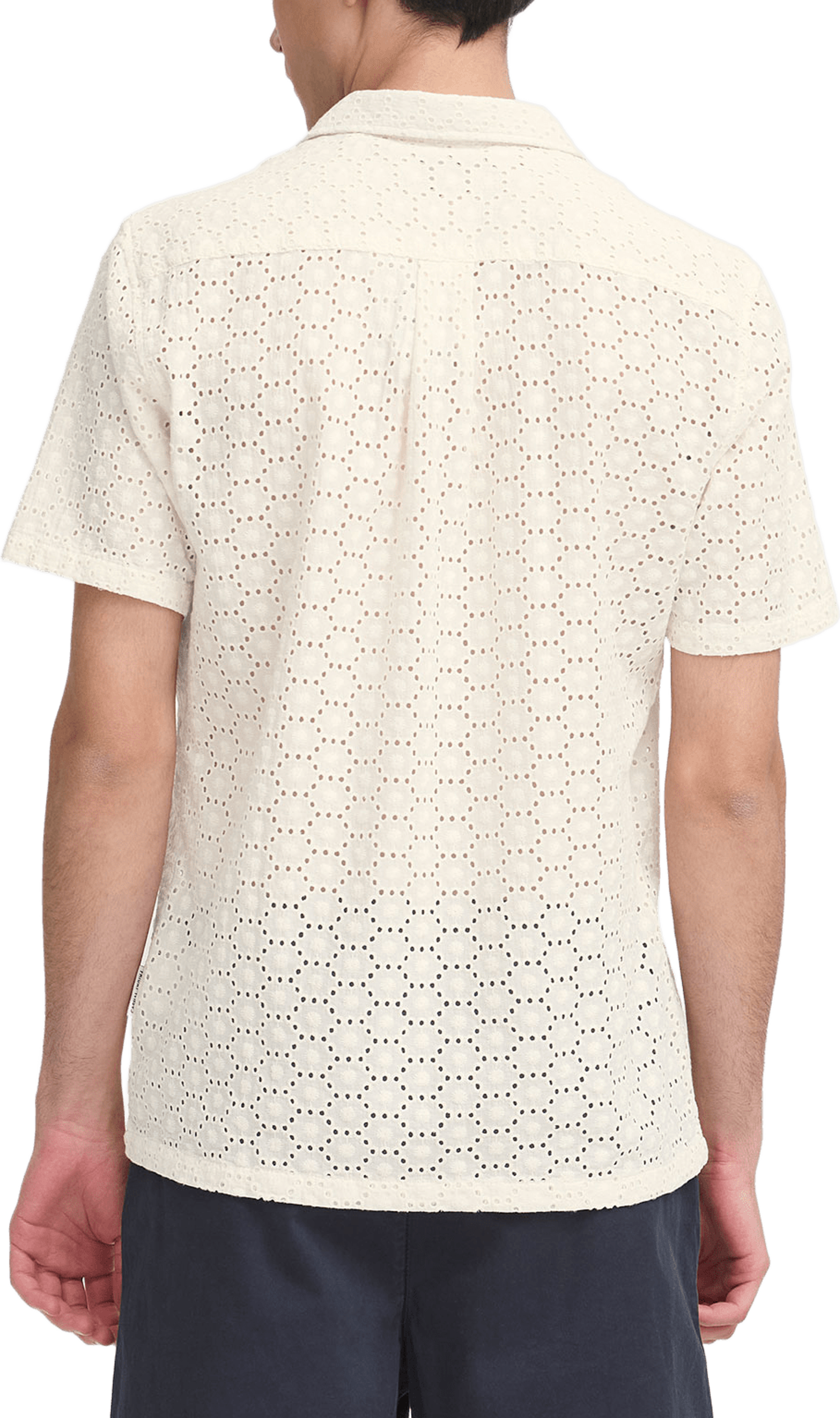 CFLOGAN SS RC broderie anglaise shi Shirt, från Casual Friday, i färgen Egret. Klicka för att öppna bilden i stort format