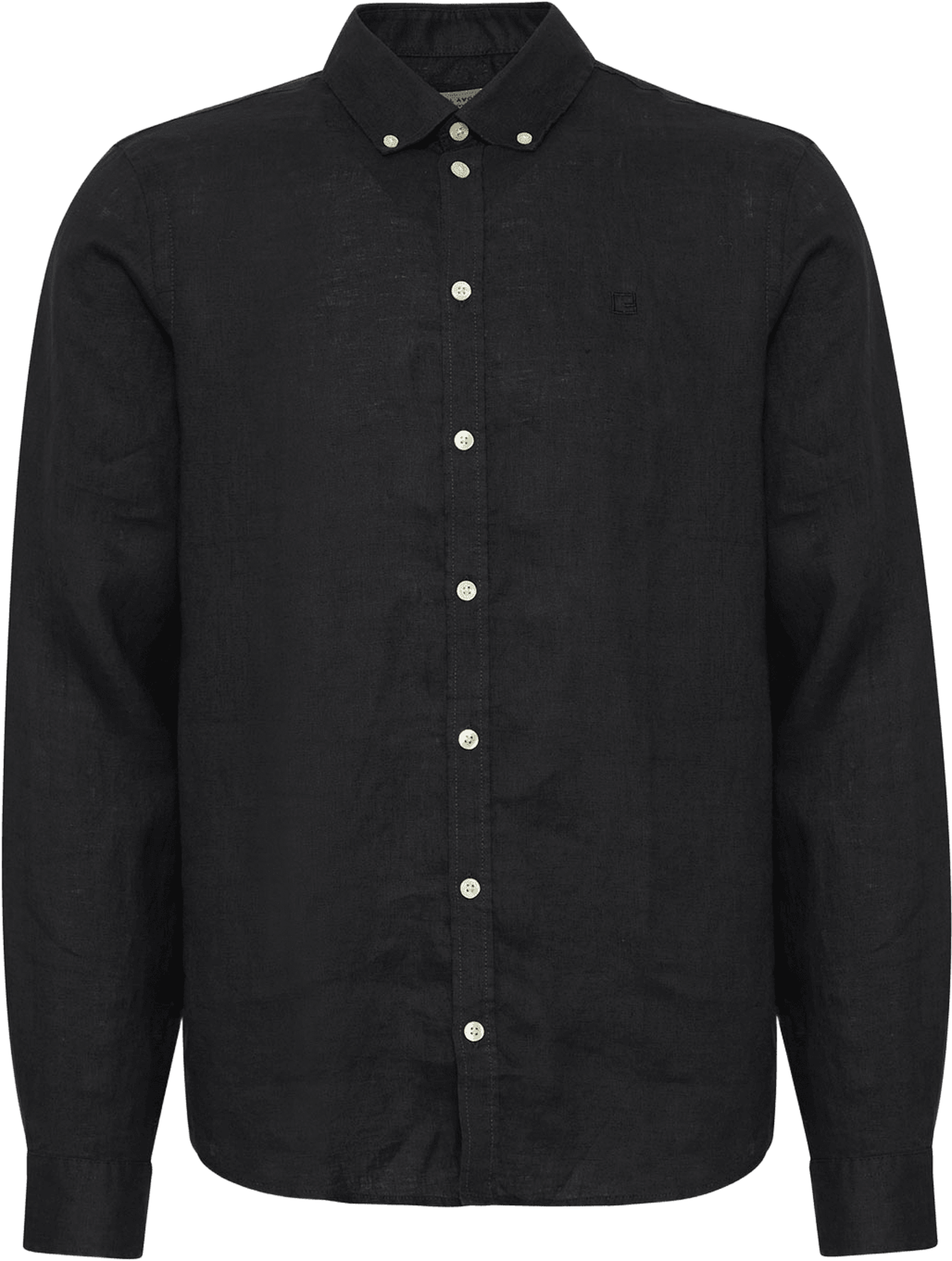CFANTON BD LS linen shirt Shirt, från Casual Friday, i färgen Black Beauty. Klicka för att öppna bilden i stort format